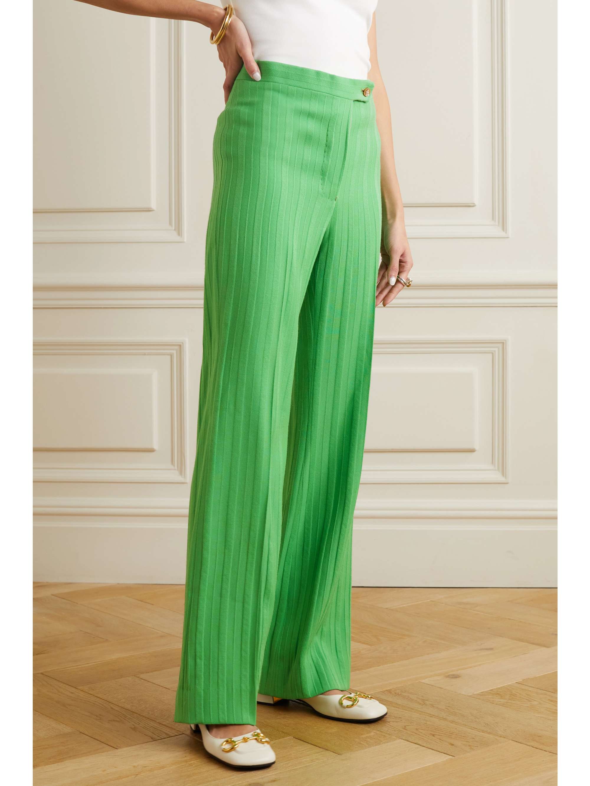 GIULIVA HERITAGE The Laura wool-blend wide-leg pants