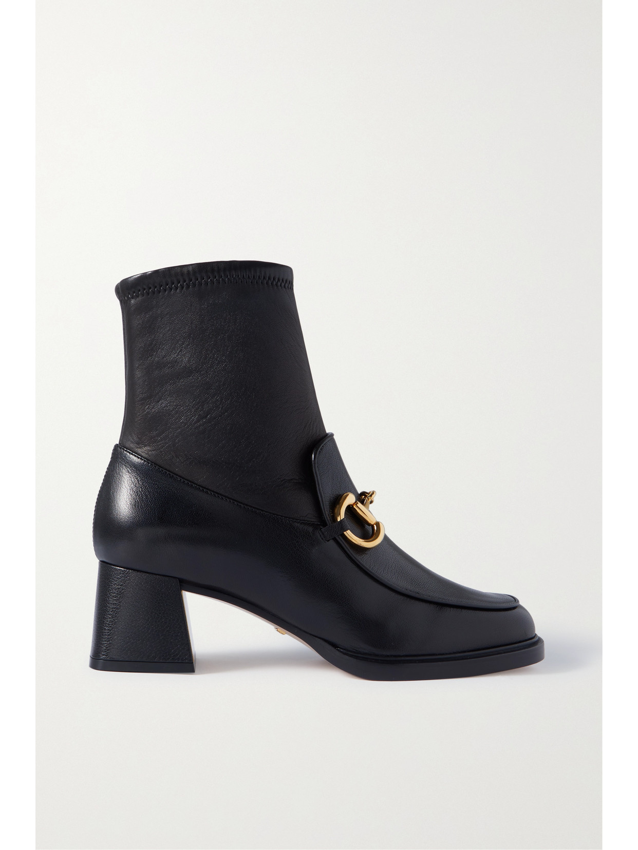 Gucci Horsebit-detailed Leather Ankle Boots