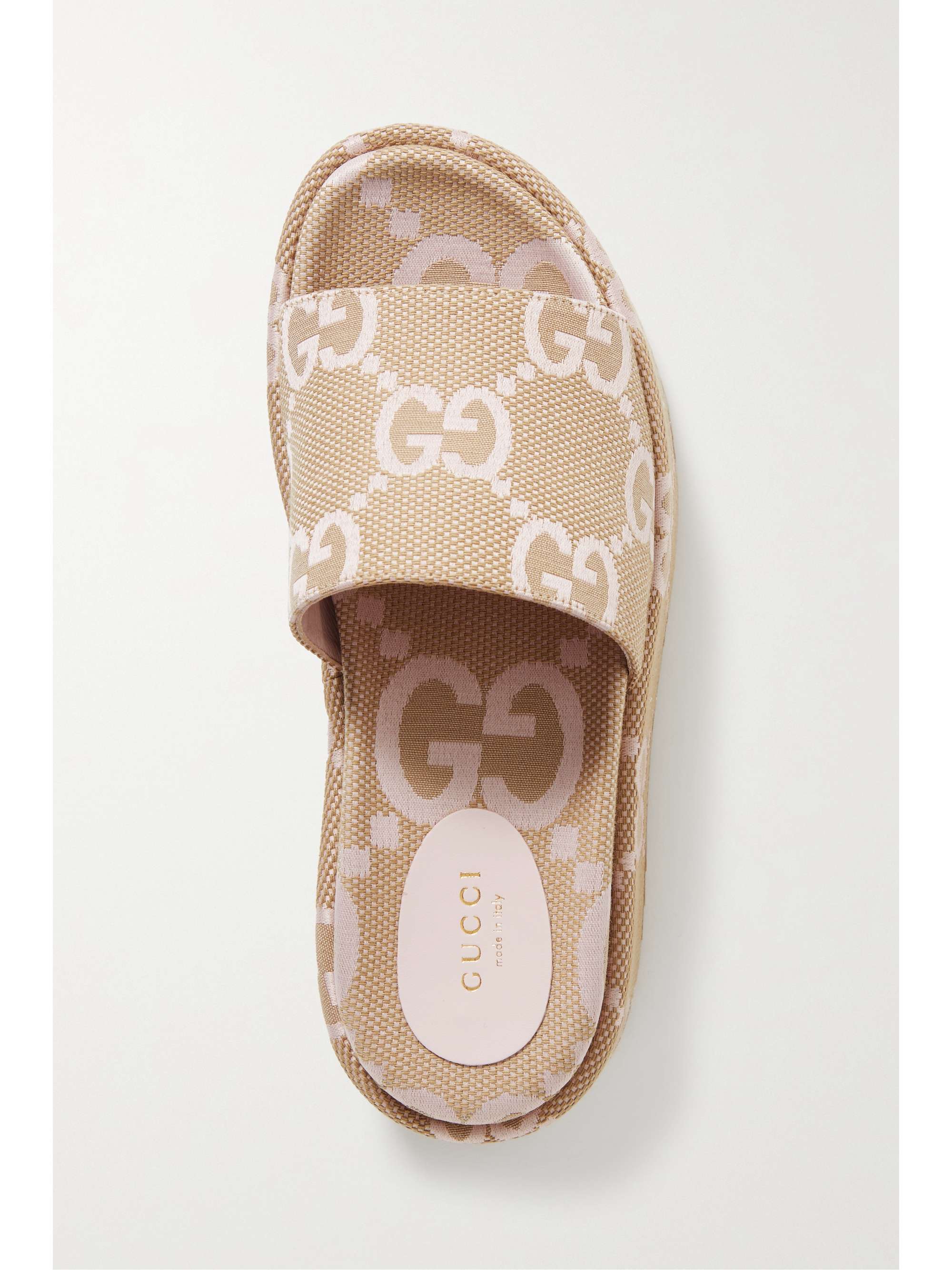 Angelina Logojacquard Coatedcanvas Platform Slides lupon.gov.ph
