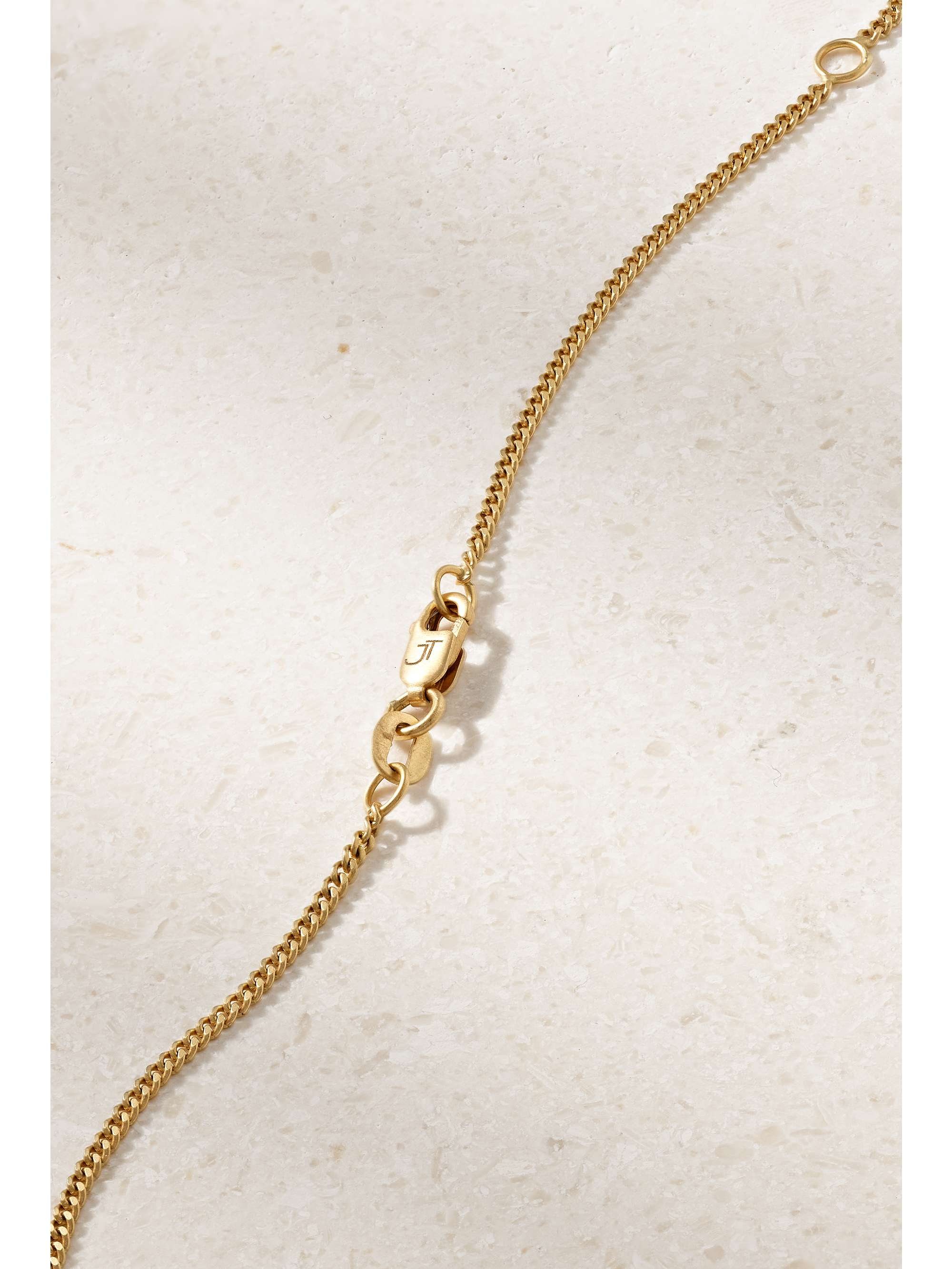 JADE TRAU Margot Kette aus 18 Karat Gold mit Diamanten