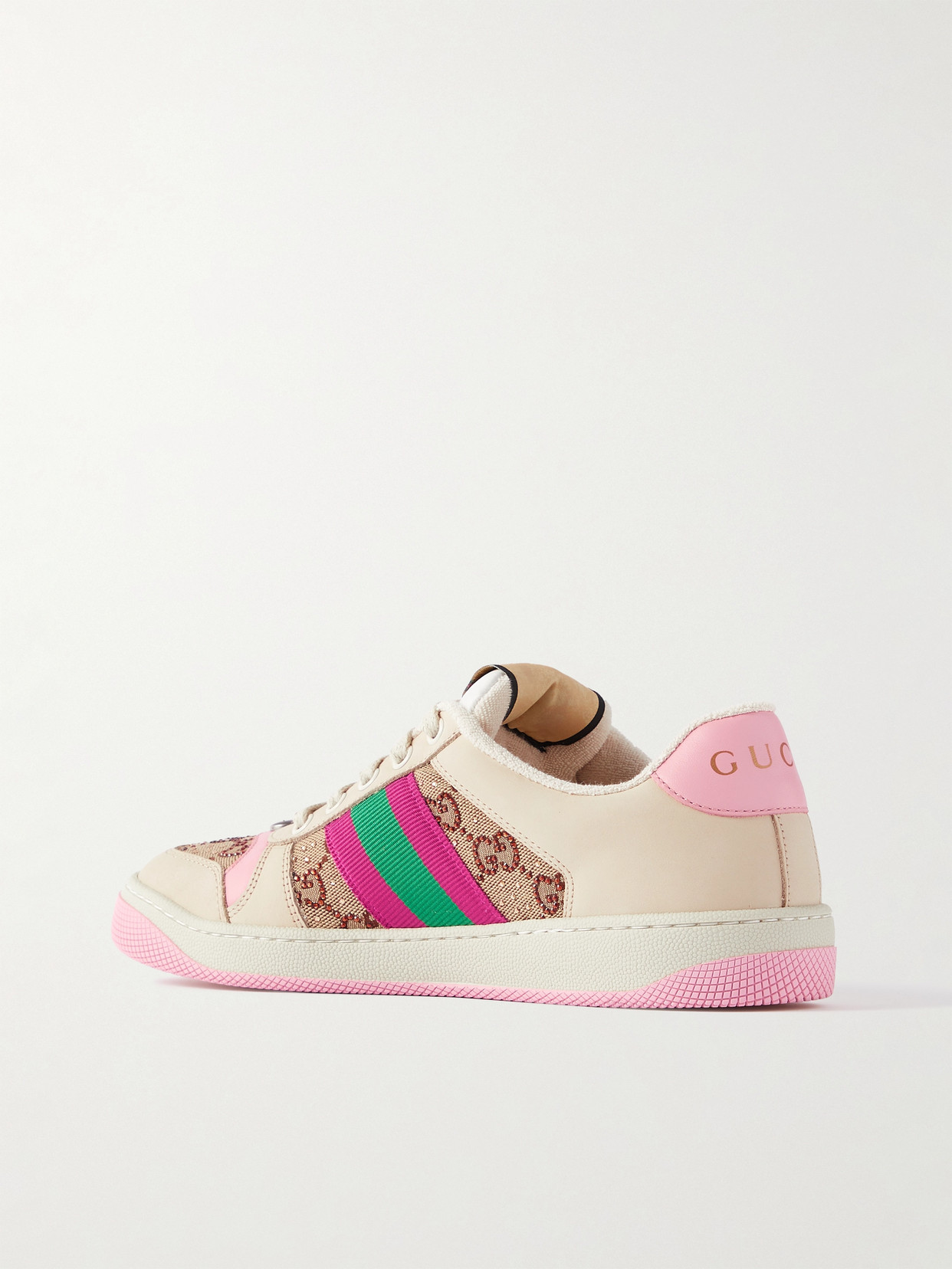 Screener Embellished Canvas And Sneakers