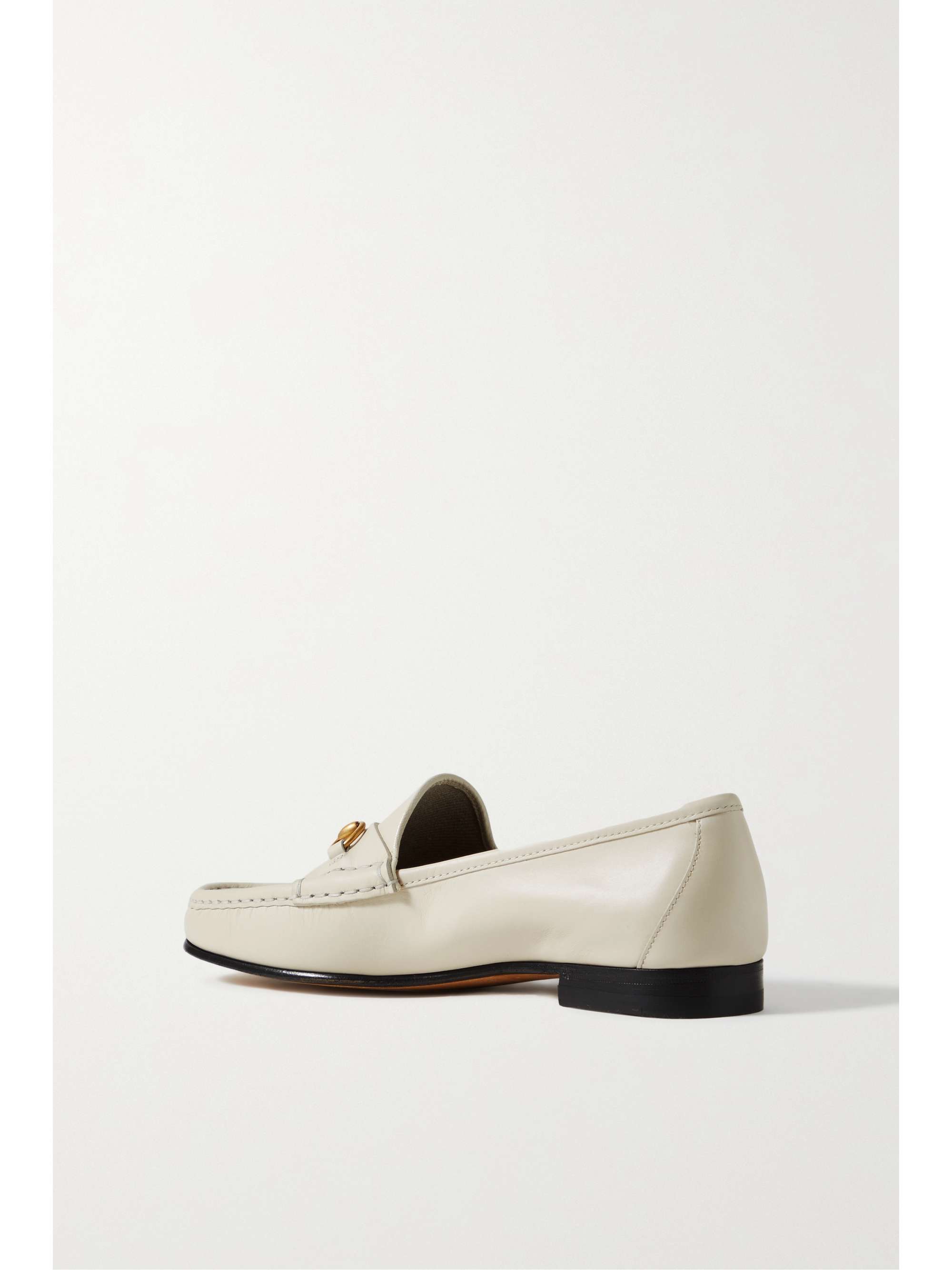 GUCCI Frame horsebit-detailed leather loafers