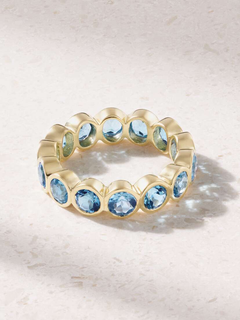 42 SUNS 14-karat Gold Topaz Ring