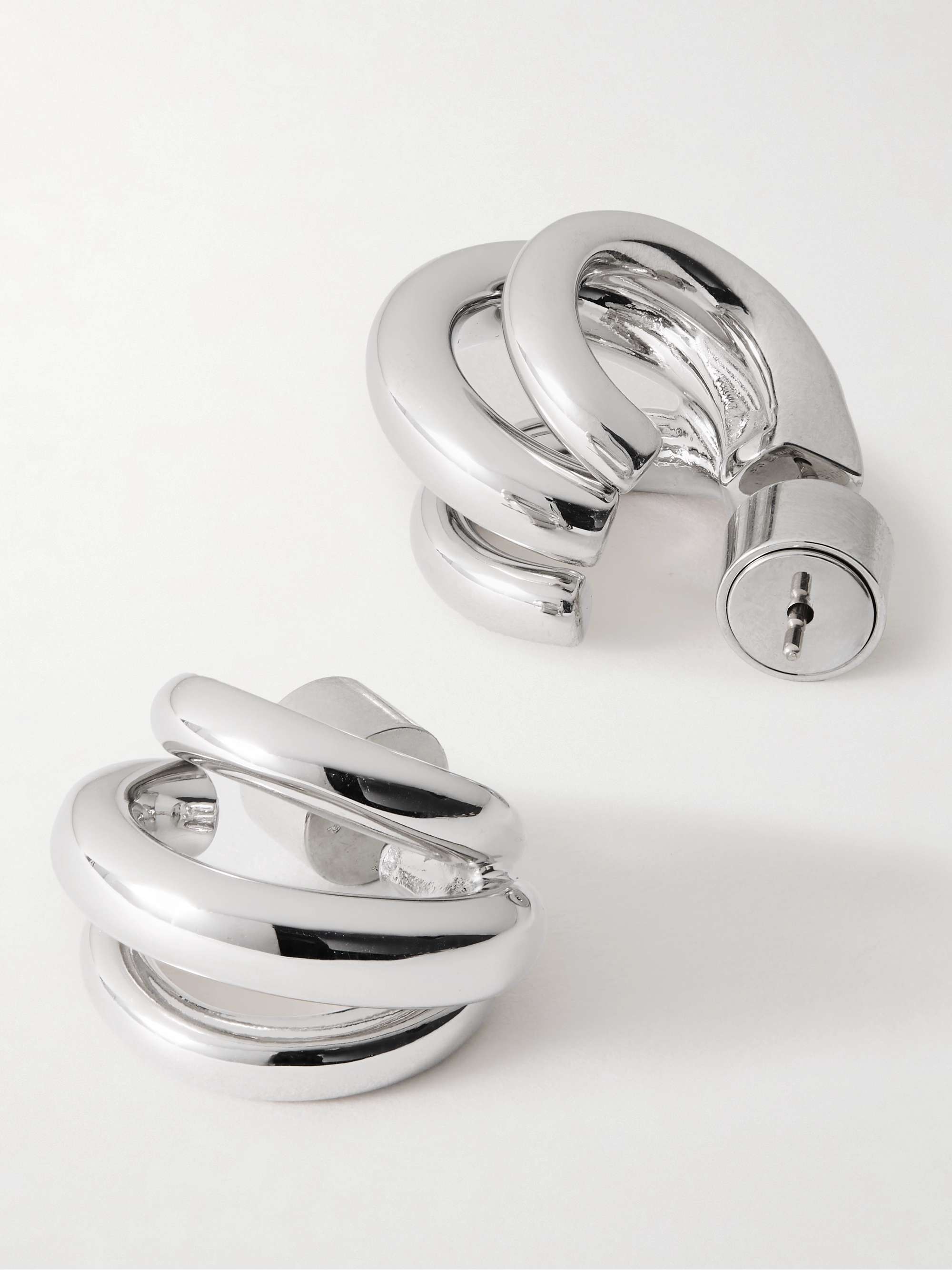 JENNIFER FISHER Micro Triple Lilly 镀金耳环