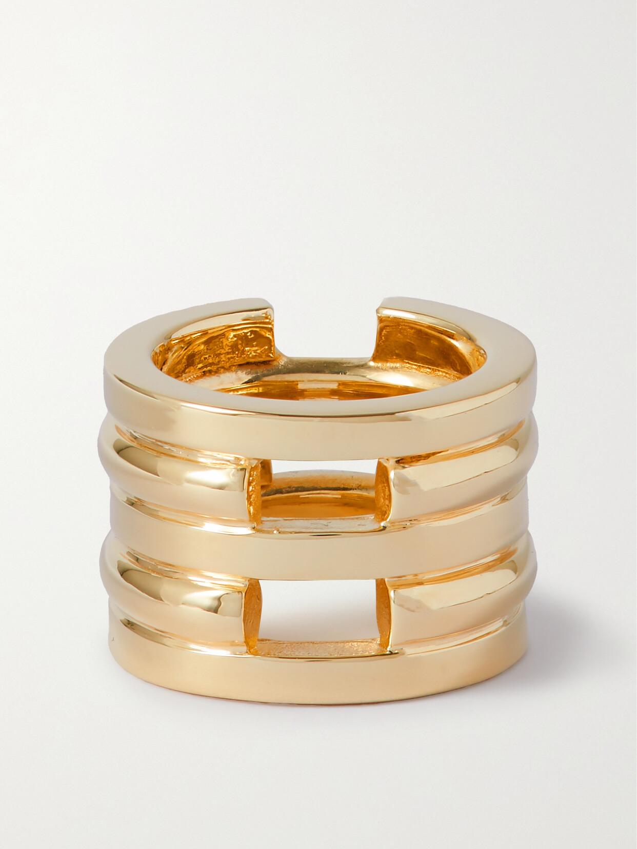 Jennifer Fisher Multi Stack Gold-tone Ring - 7