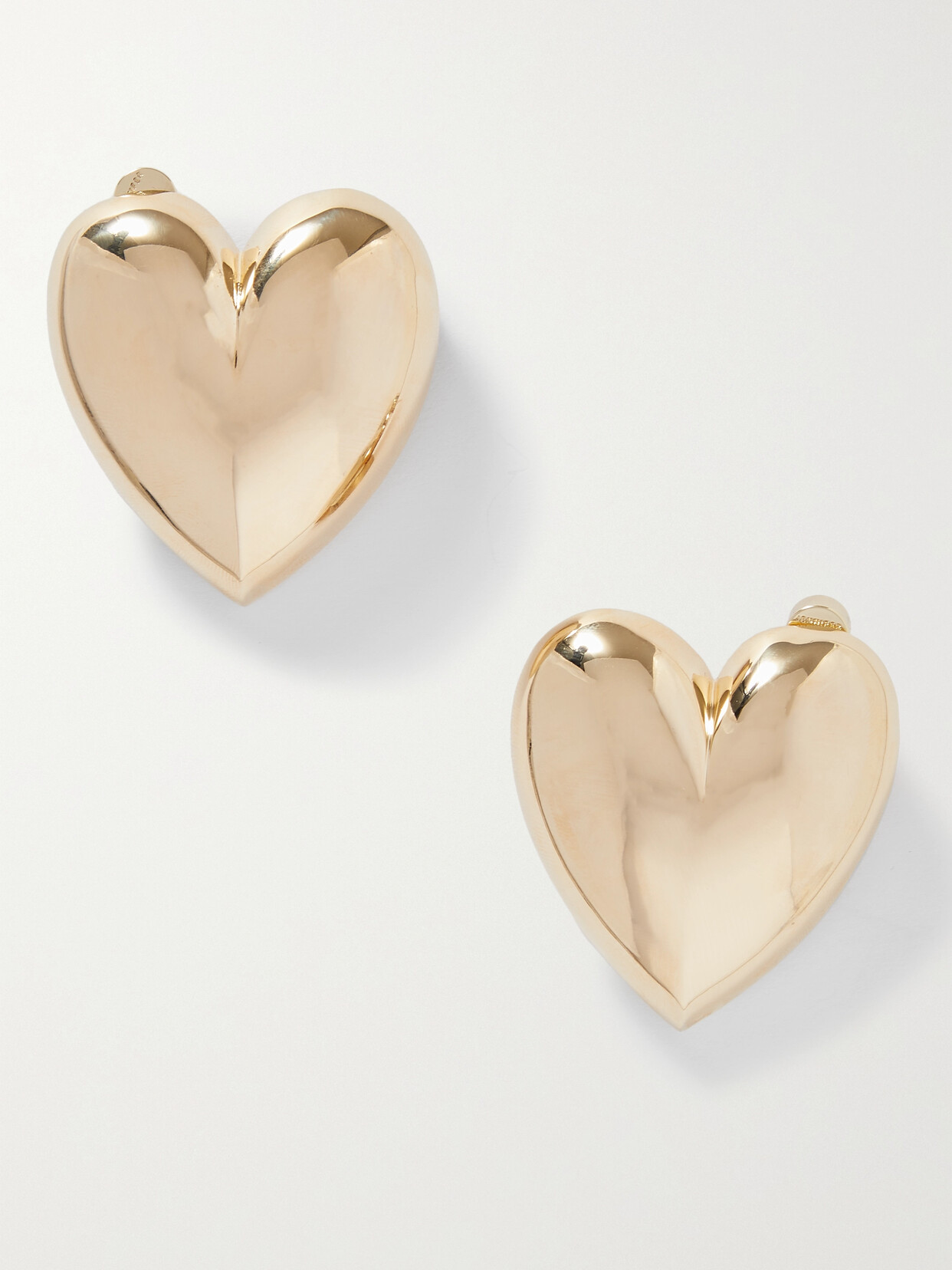 Jennifer Fisher Puffy Heart Gold-plated Earrings