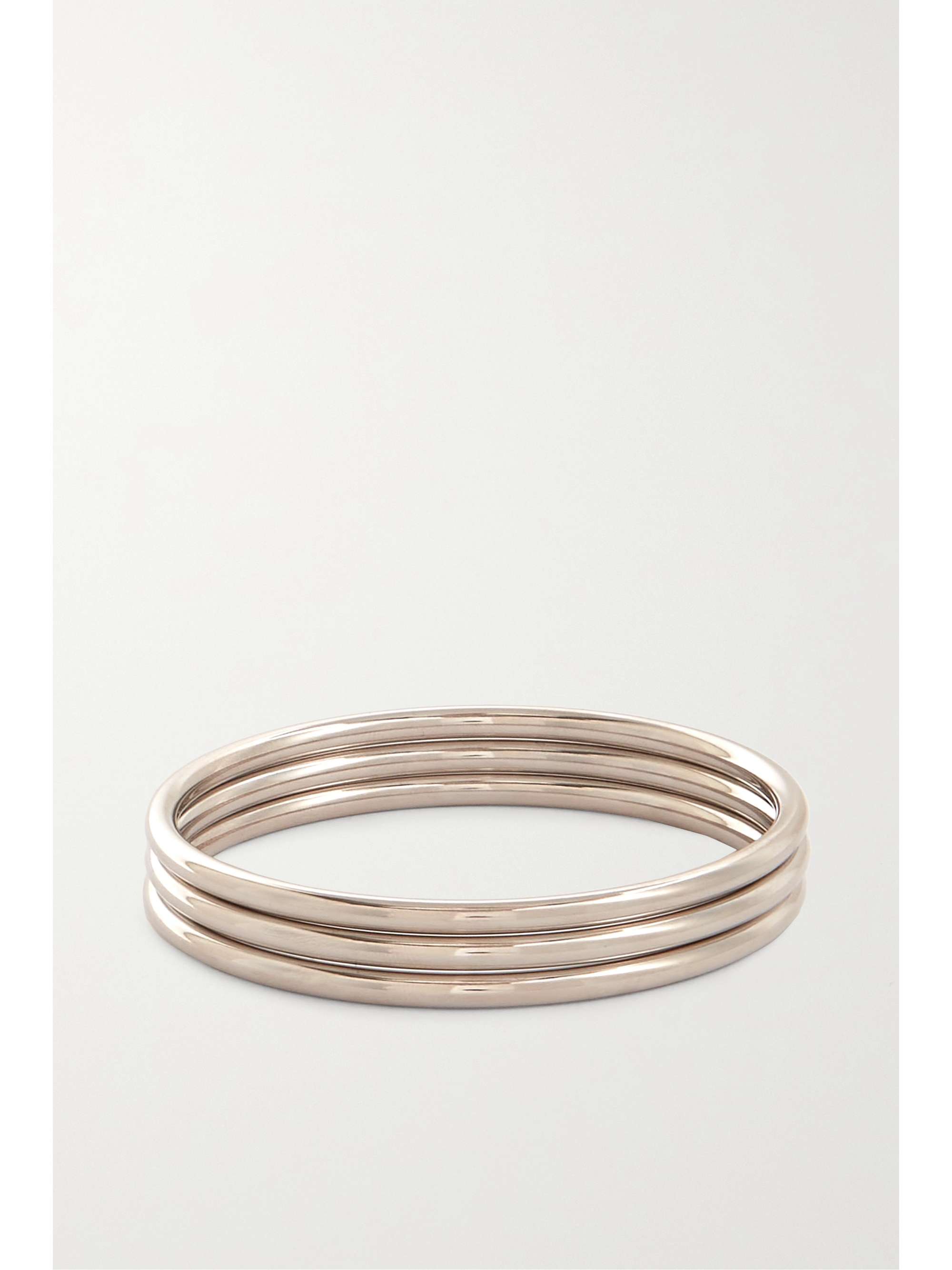JENNIFER FISHER Classic Cylinder set of three gold-plated bangles