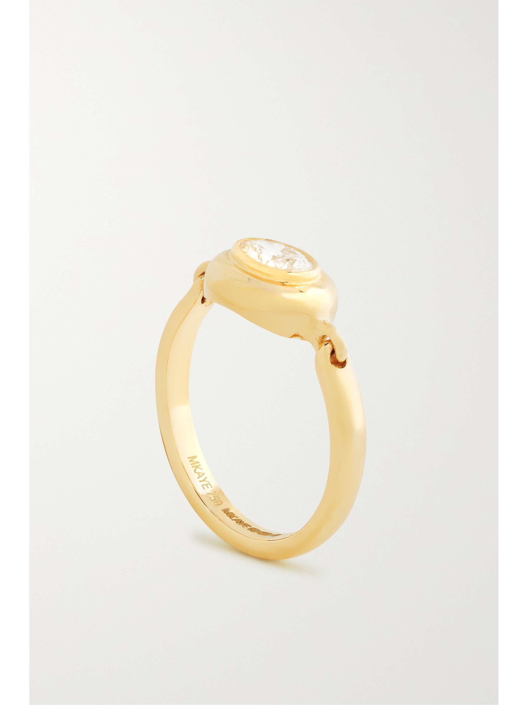 MELISSA KAYE Lenox Reign 18-karat gold diamond ring  NET-A-PORTER