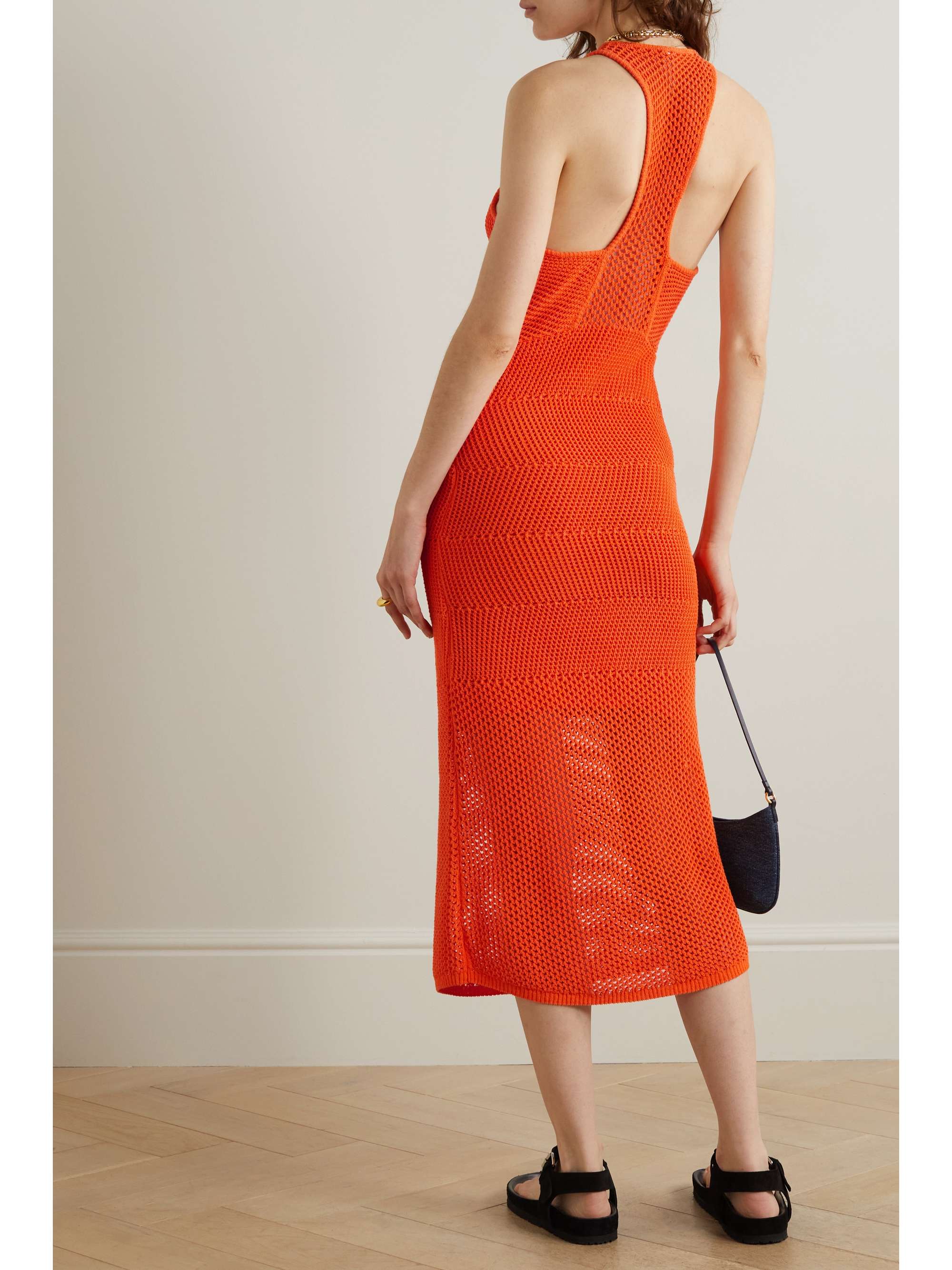 A.L.C. Roland crocheted cotton midi dress