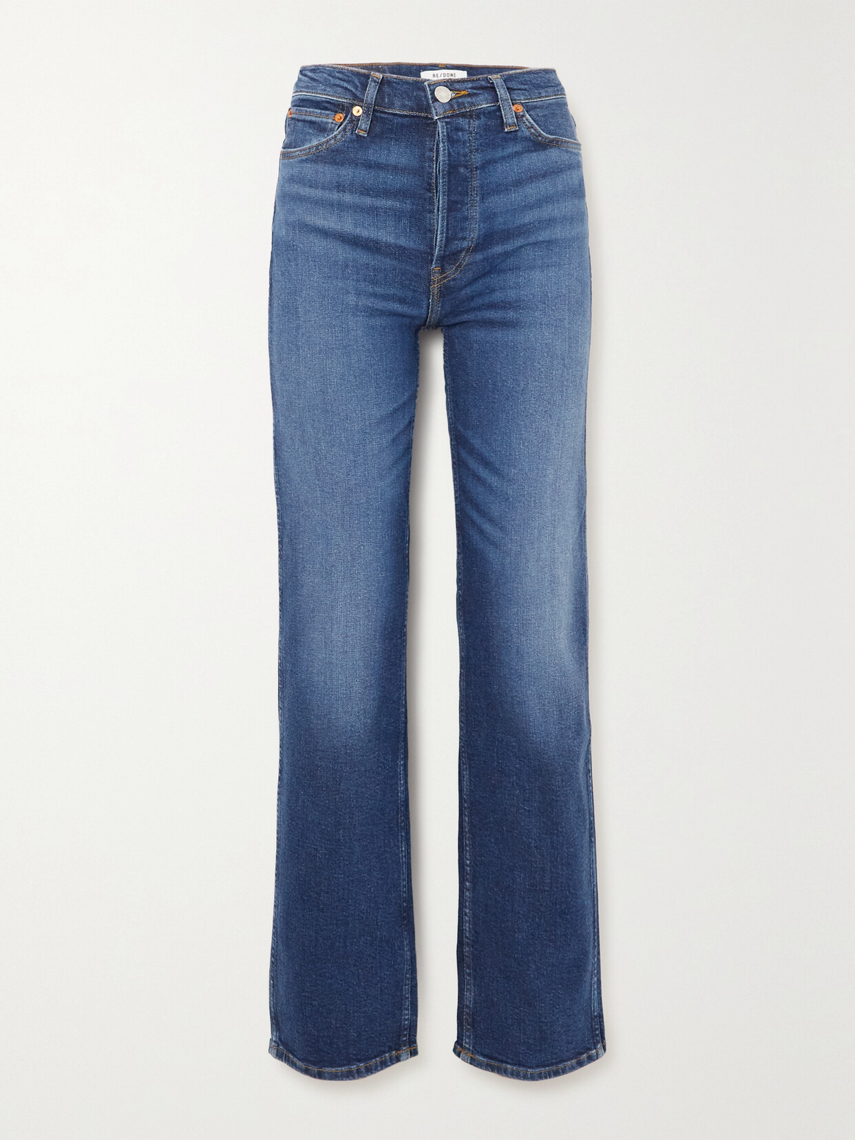 RE/DONE 90S LOOSE HIGH-RISE STRAIGHT-LEG JEANS