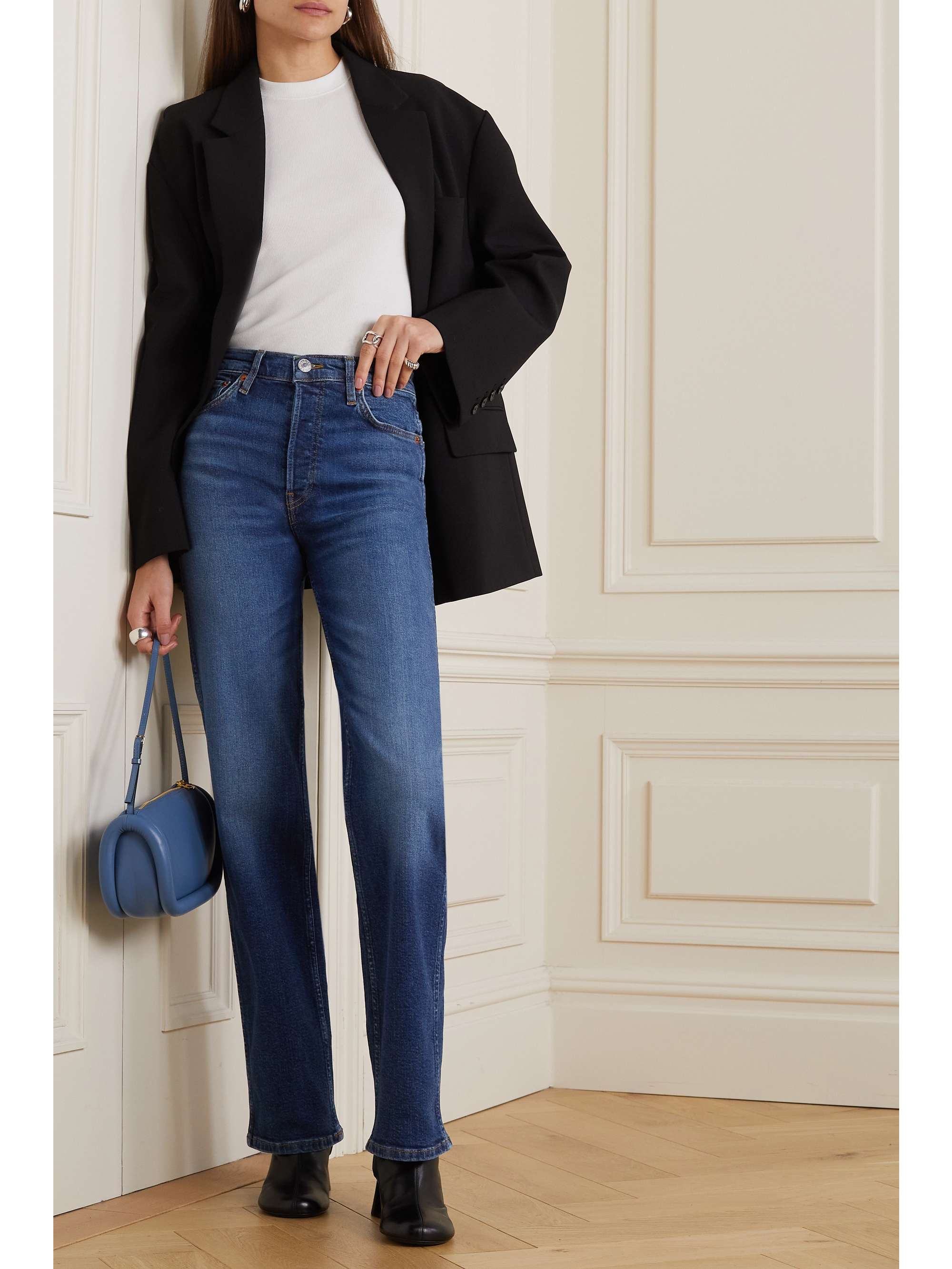 RE/DONE 90s Loose high-rise straight-leg jeans | NET-A-PORTER