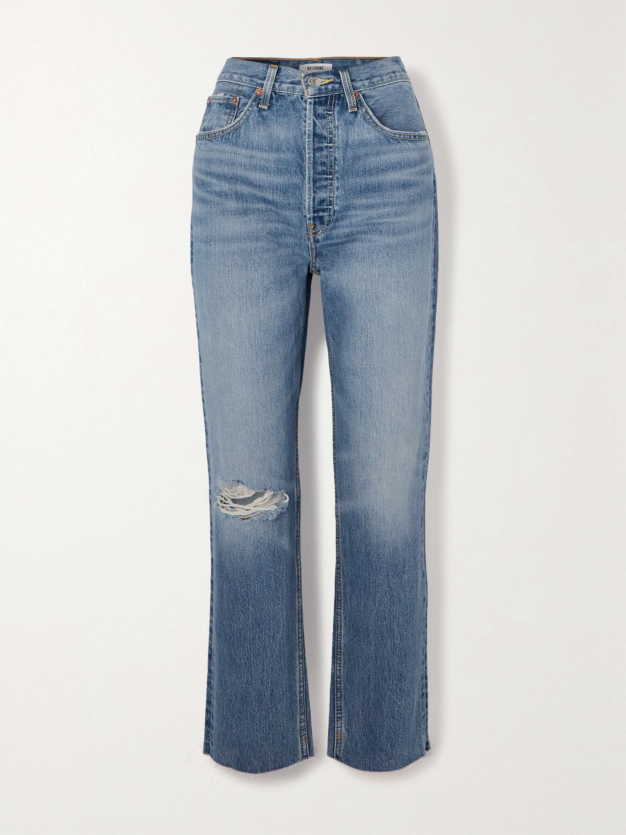 RE/DONE 70s High Rise Stove Pipe straight-leg jeans