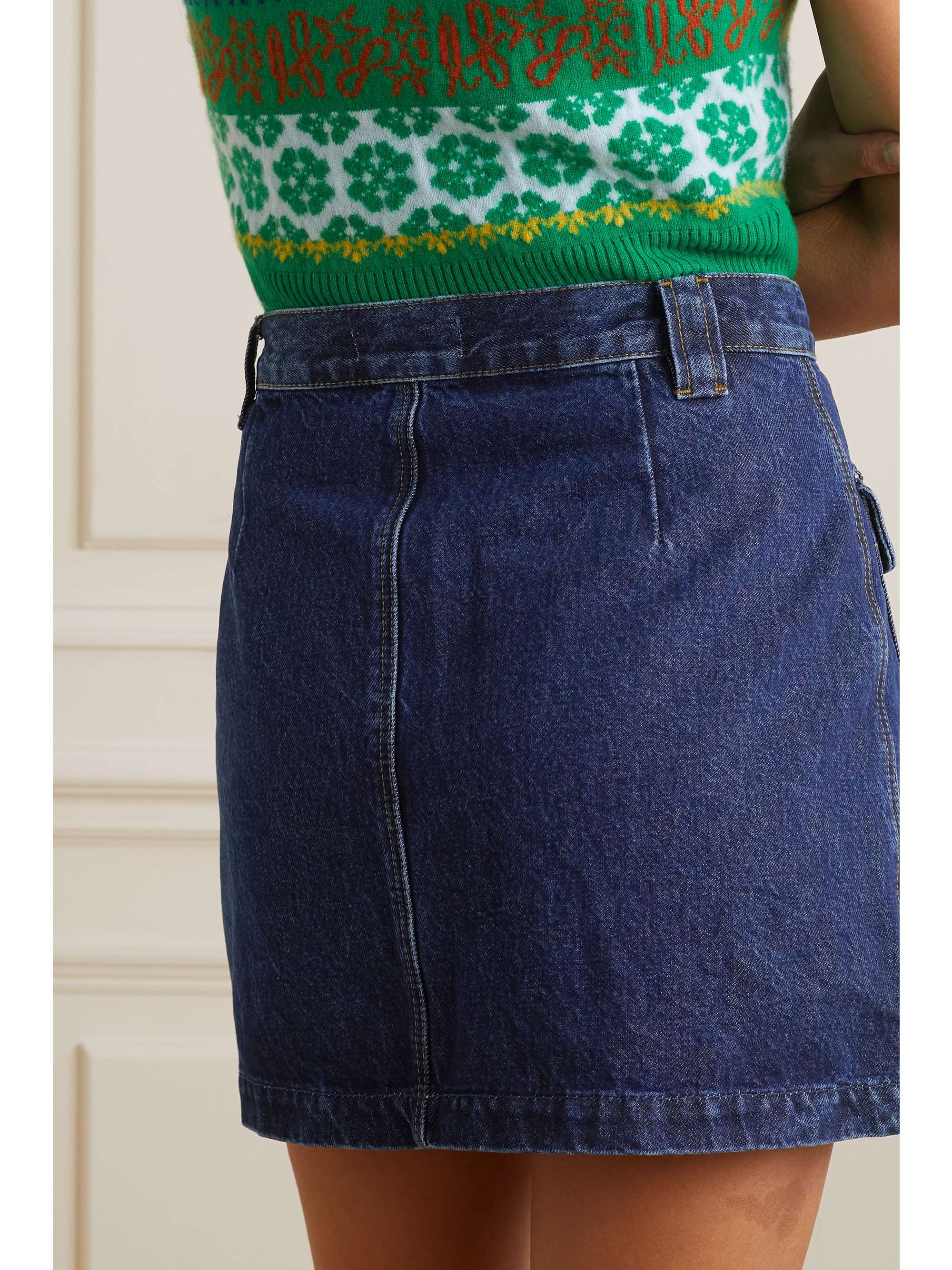 RE/DONE 70s denim mini skirt NETAPORTER