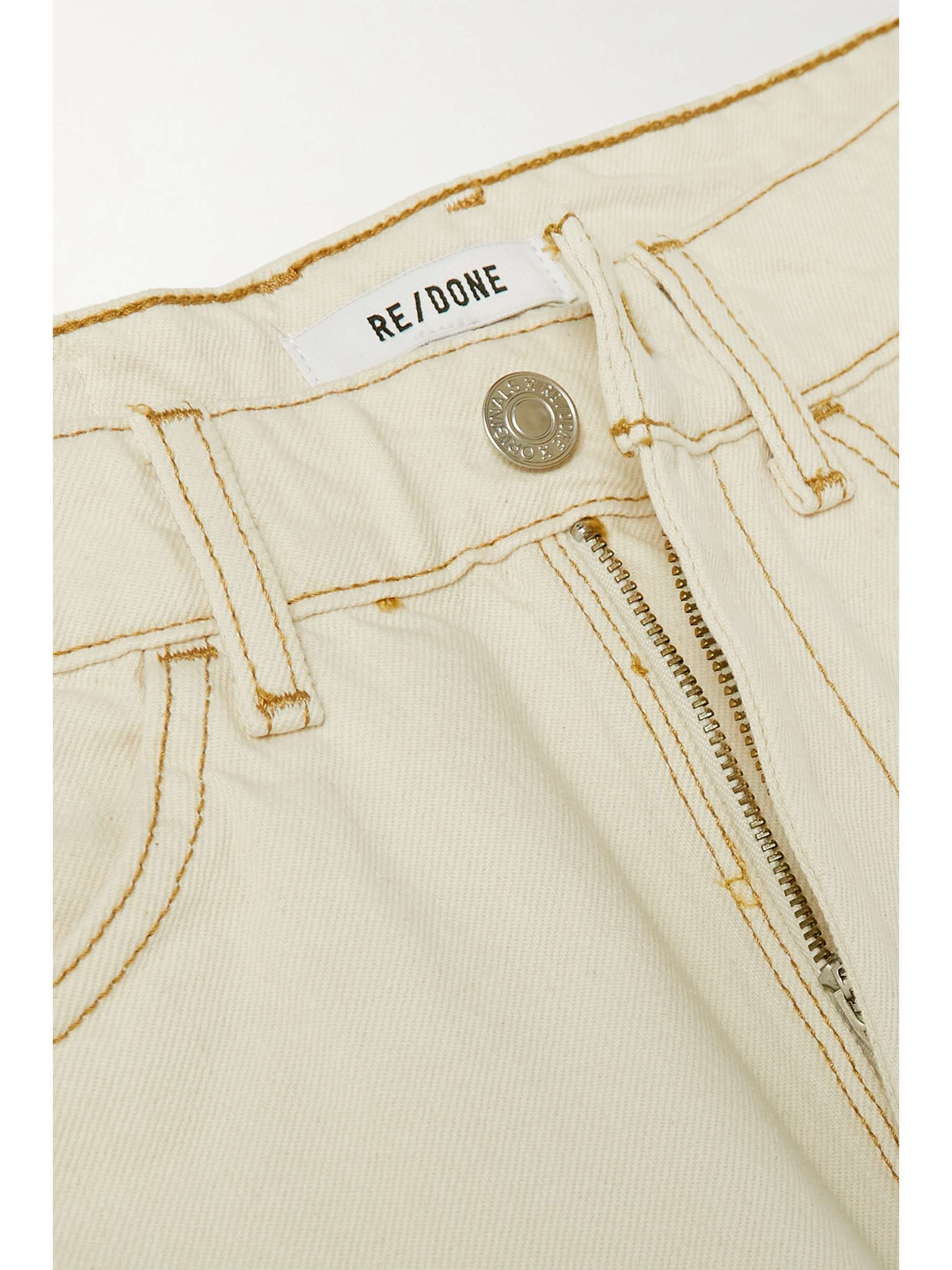 RE/DONE 70s Cigarette highrise straightleg jeans NETAPORTER