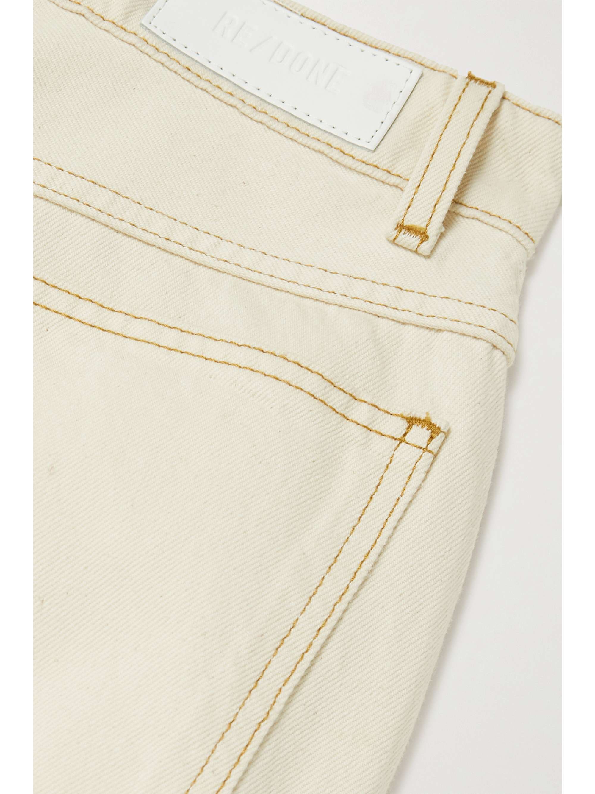 RE/DONE 70s Cigarette highrise straightleg jeans NETAPORTER