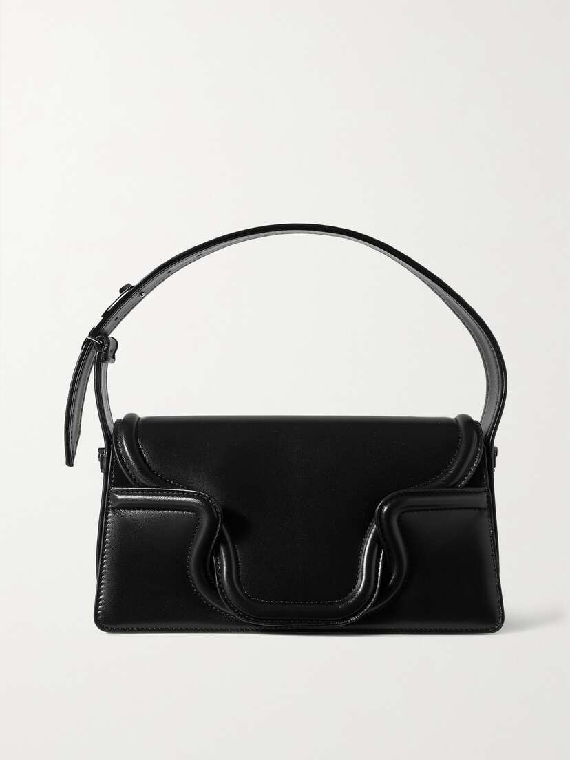 Valentino Garavani Le Grand Deuxieme Leather Shoulder Bag