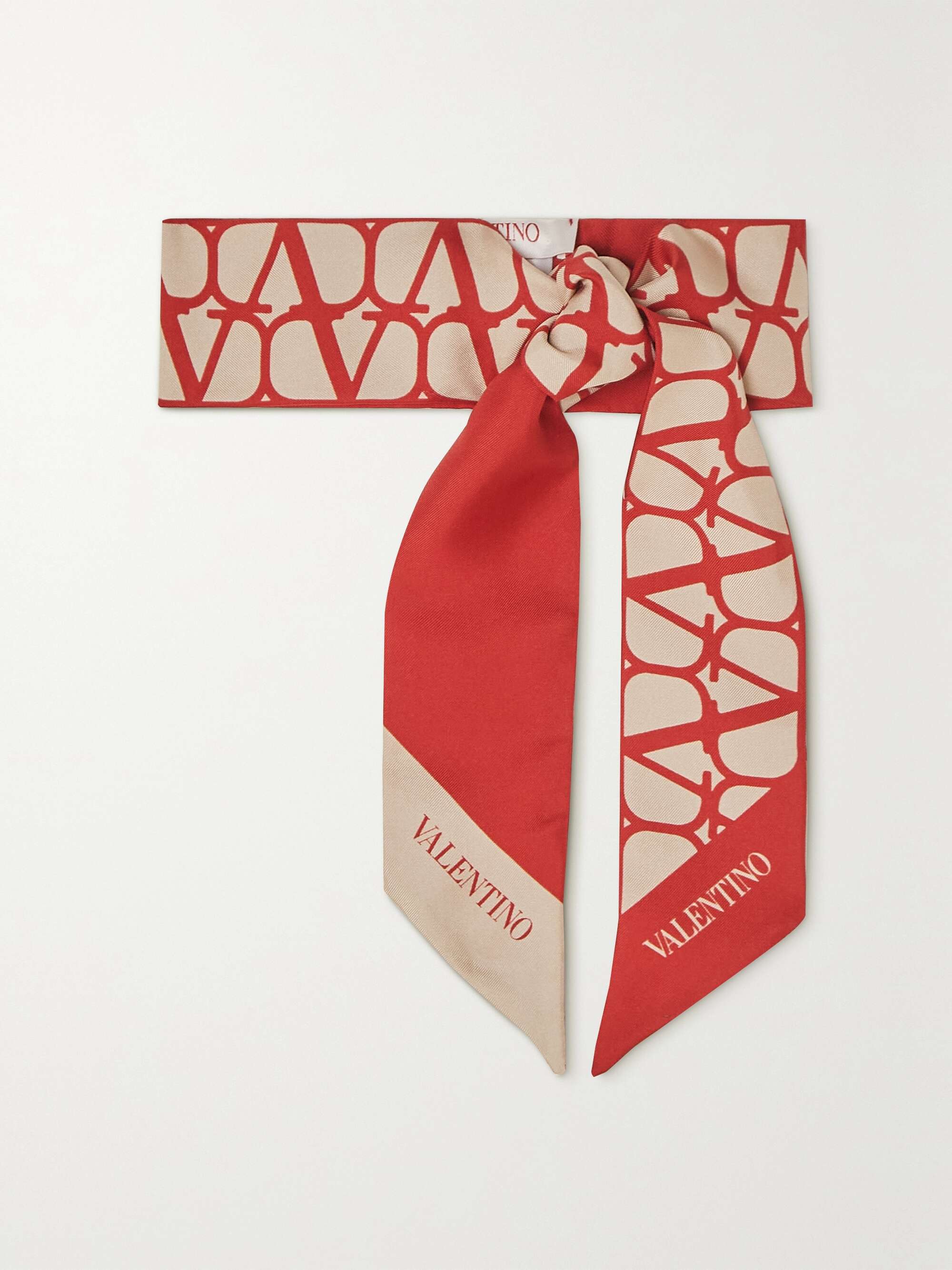 Valentino Garavani printed silk scarf