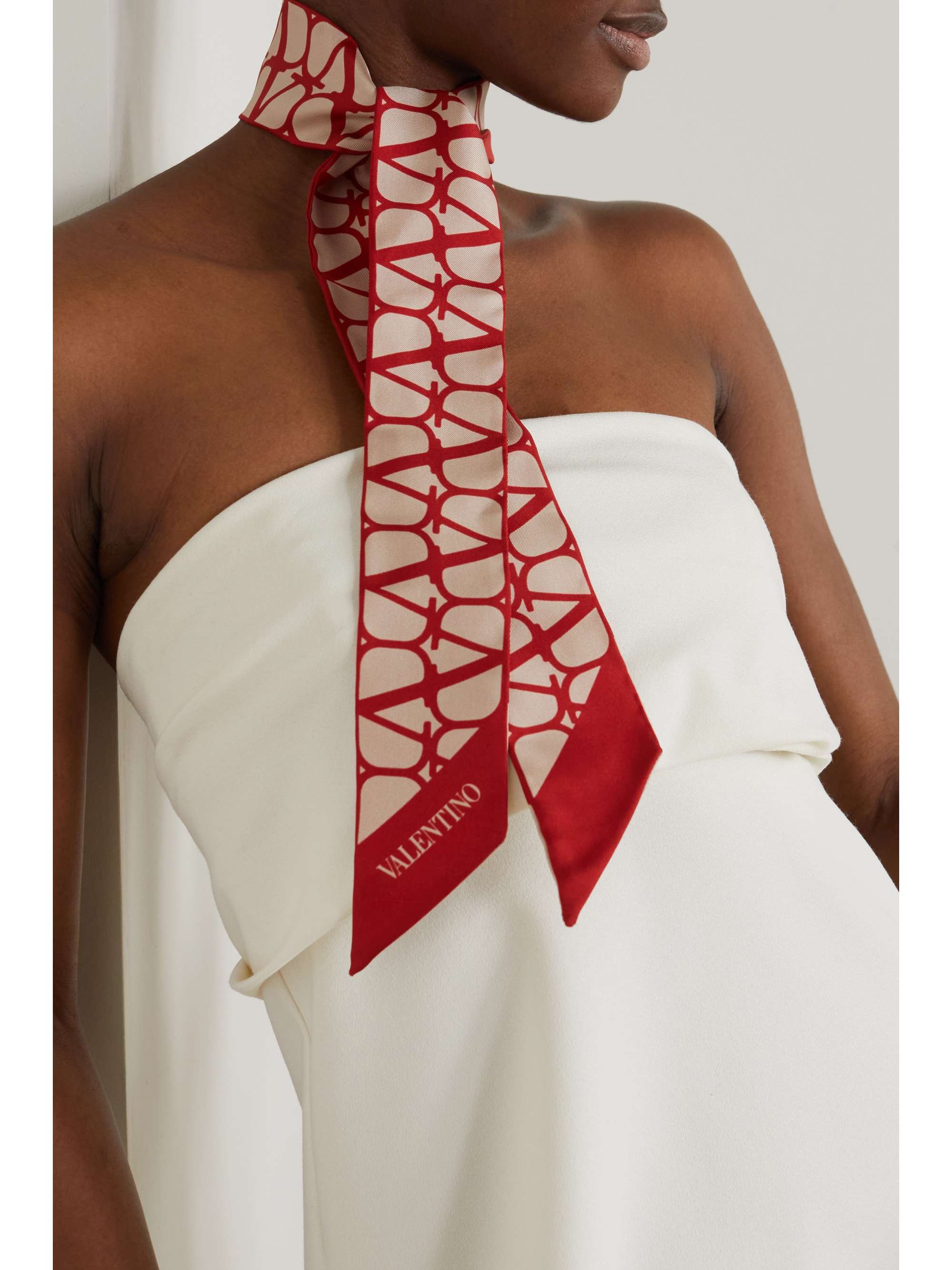 Valentino Garavani printed silk scarf