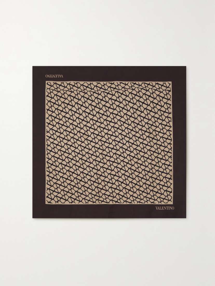 Valentino Garavani Printed Silk Scarf
