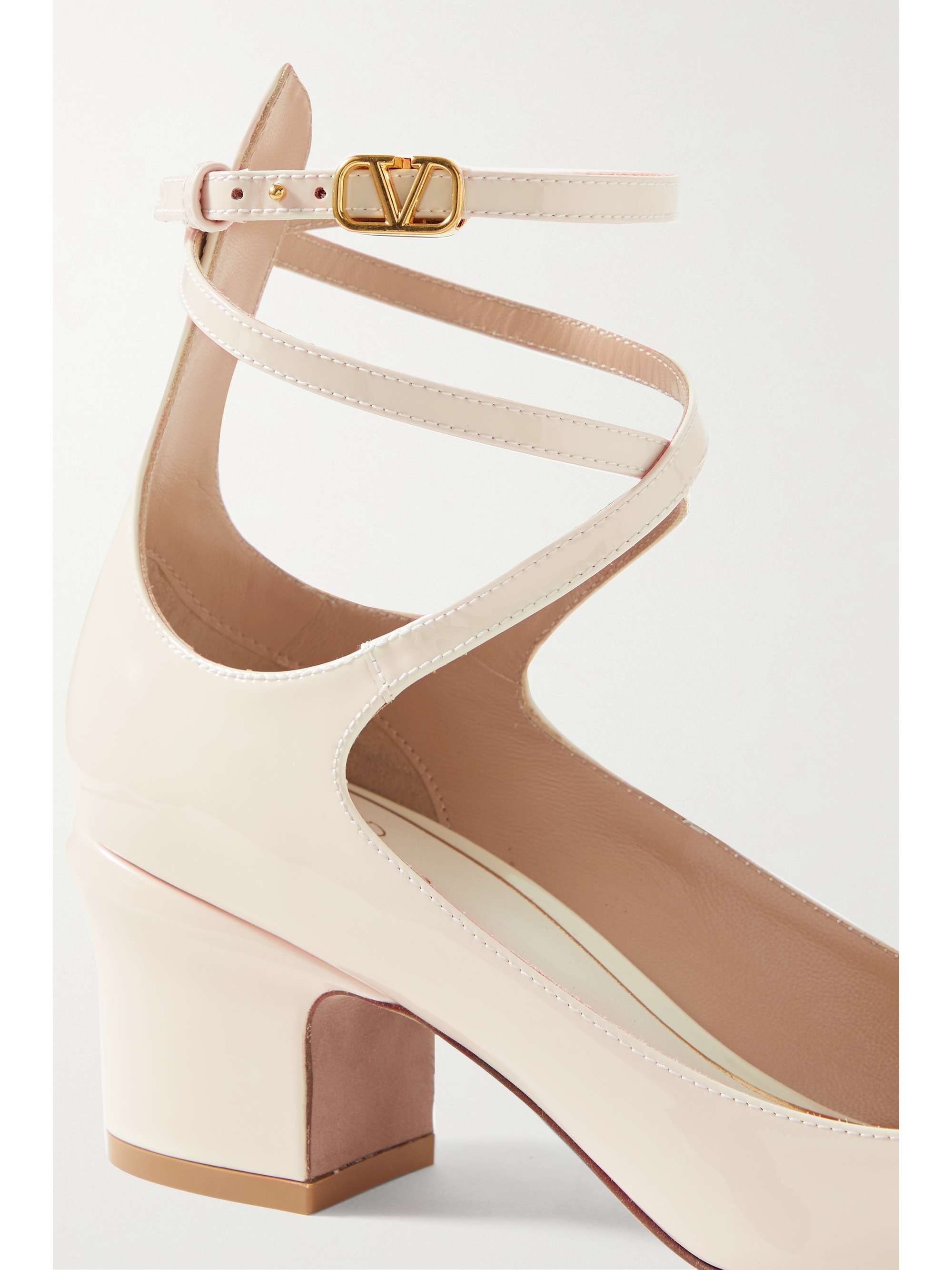 VALENTINO GARAVANI Valentino Garavani Tan-Go 60 patent-leather pumps