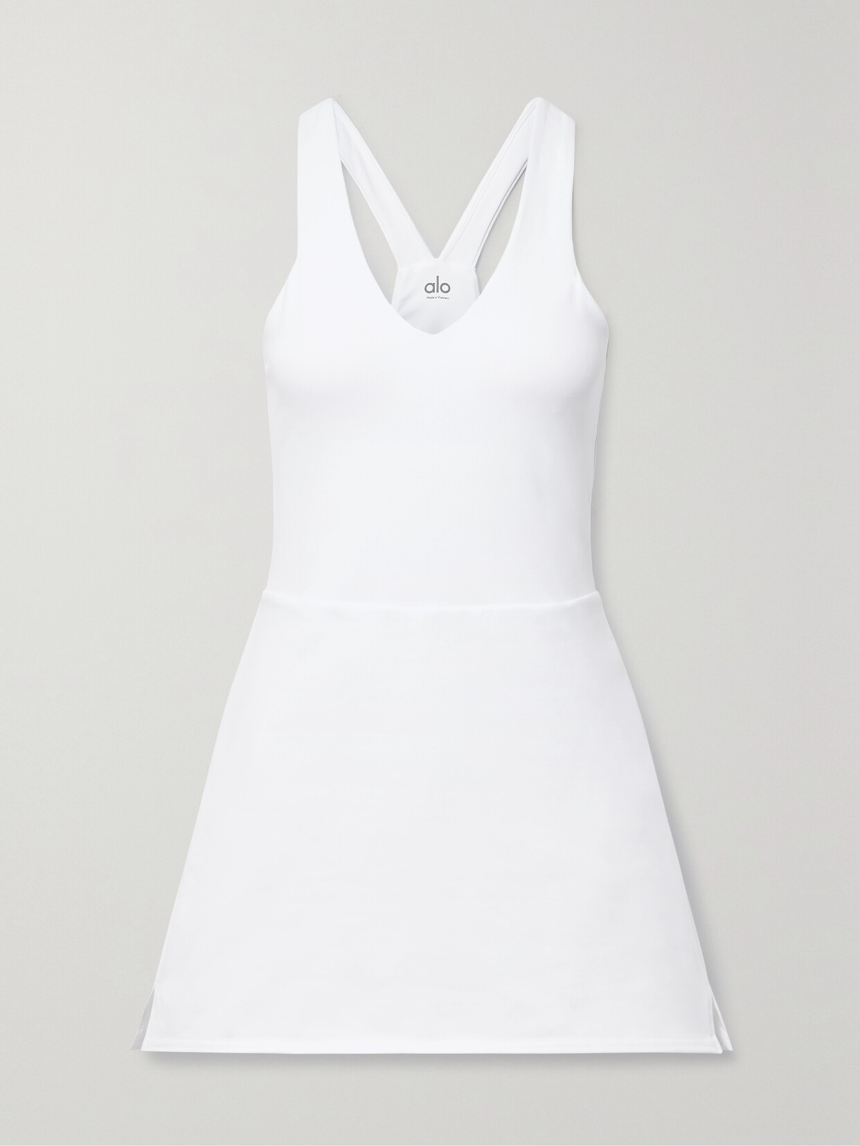 Alo Yoga - Real Airbrush Tennis Dress - White