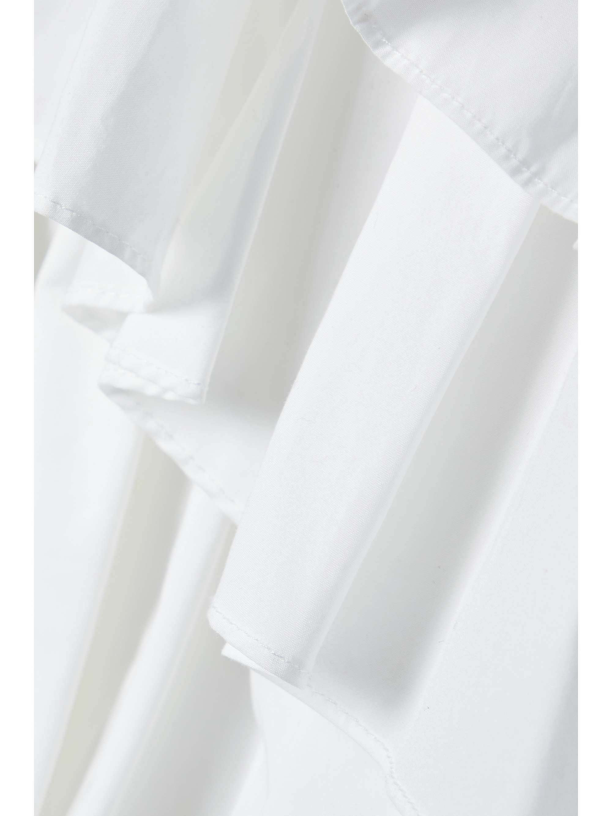 ULLA JOHNSON Raquel oneshoulder ruffled cottonpoplin blouse NETAPORTER