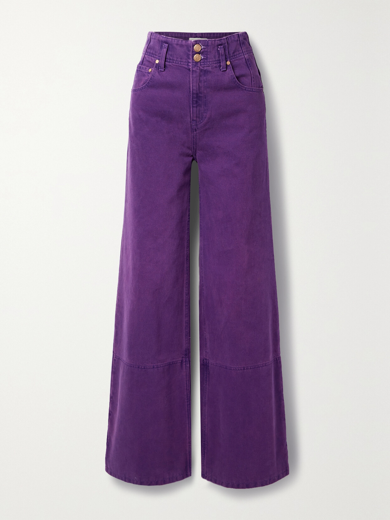 Ulla Johnson - The Margot High-rise Wide-leg Jeans - Purple