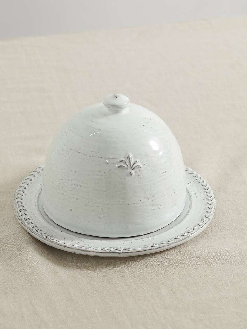 Soho Home Hillcrest Glazed-porcelain Butter Dish