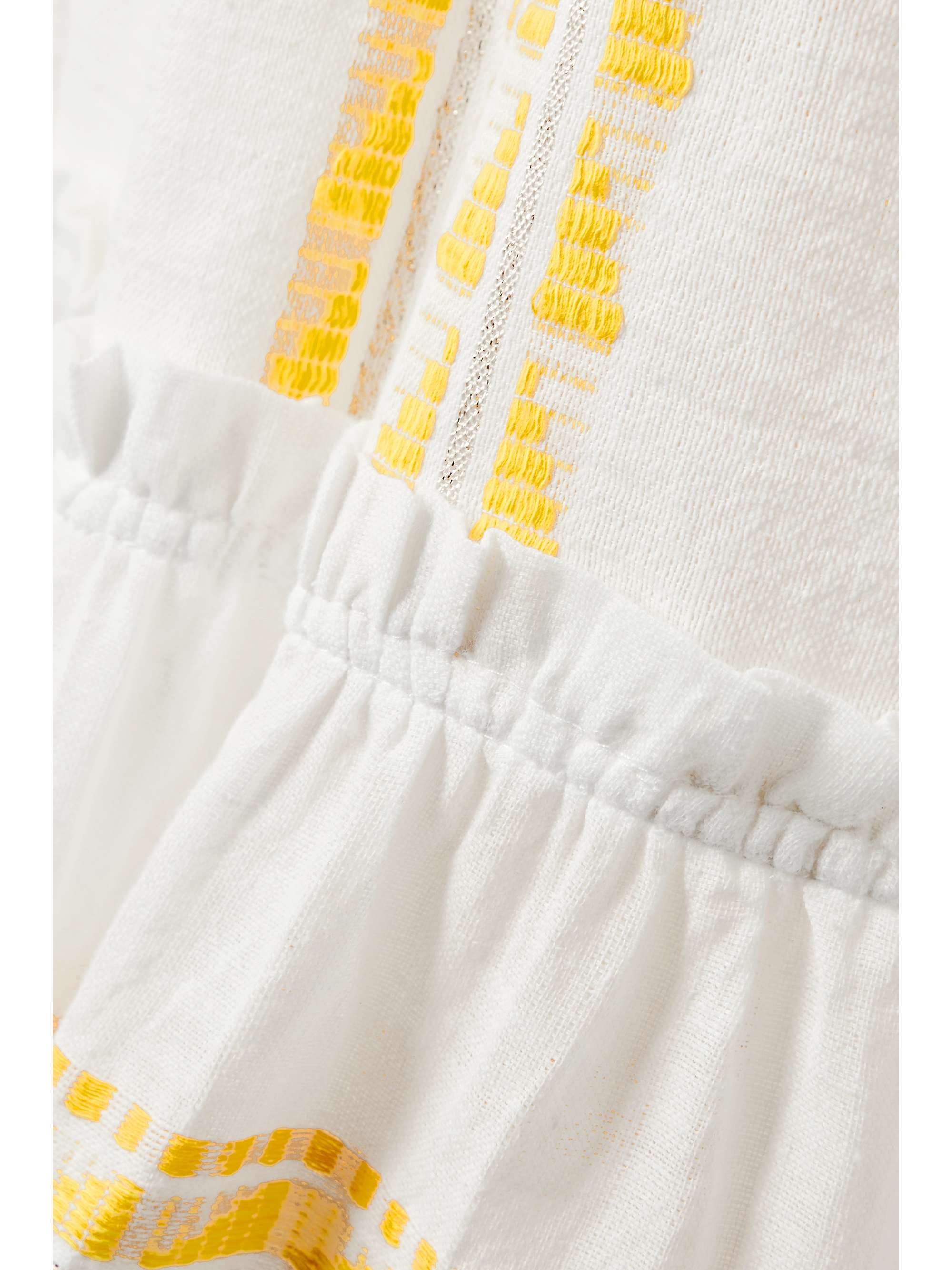LEMLEM Abeba fringed cotton-blend maxi dress