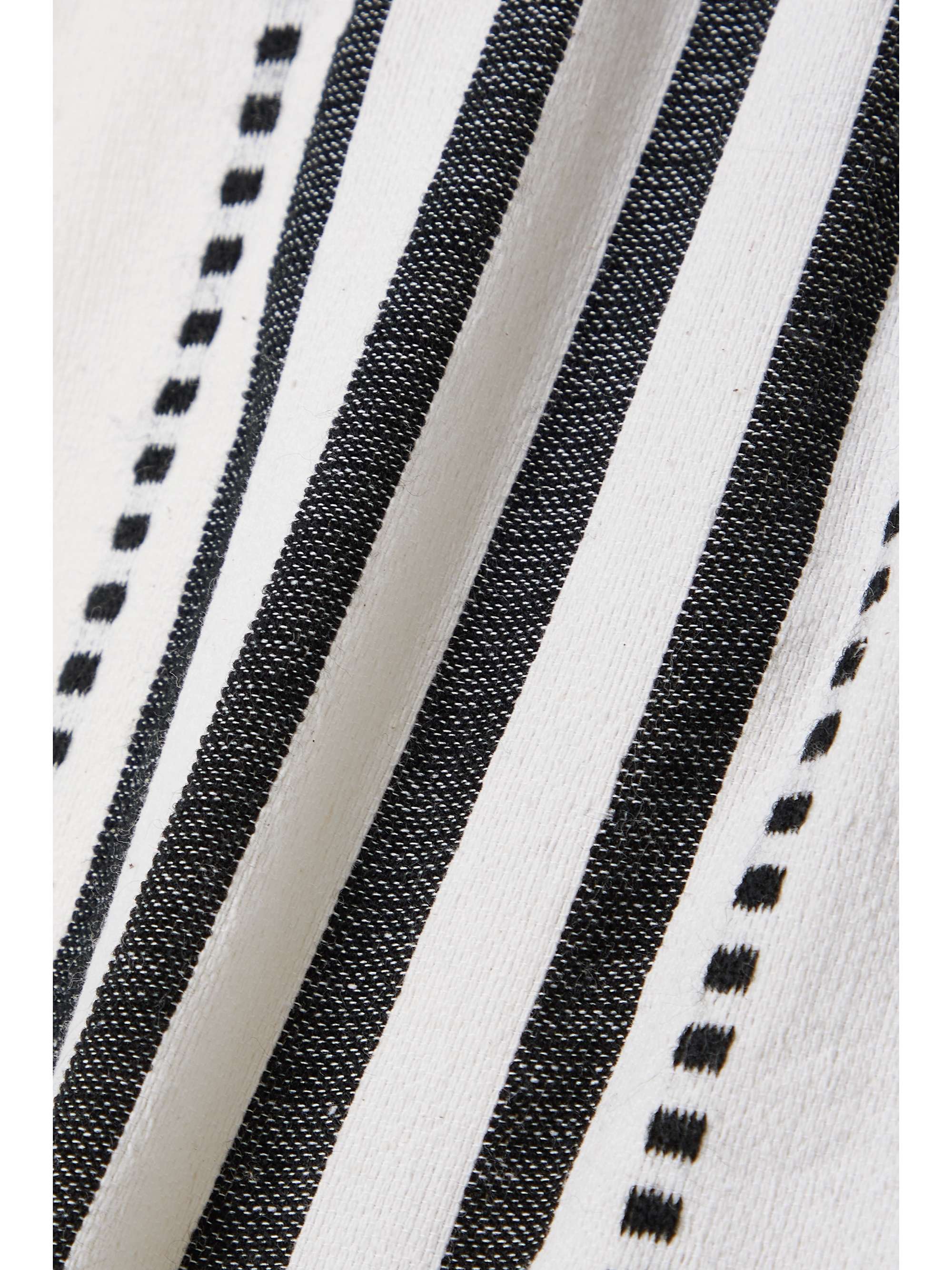 LEMLEM Eshe striped cotton-blend shorts