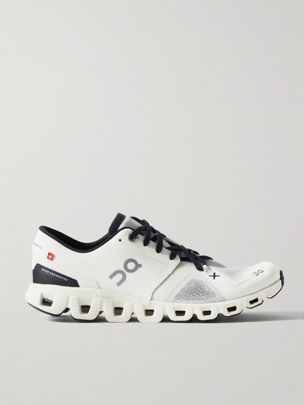 ON - Cloud X Mesh Sneakers - White