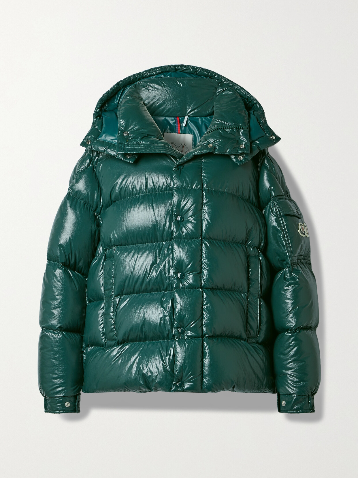 Moncler Maya Quilted Shell Down Jacket In Green | ModeSens
