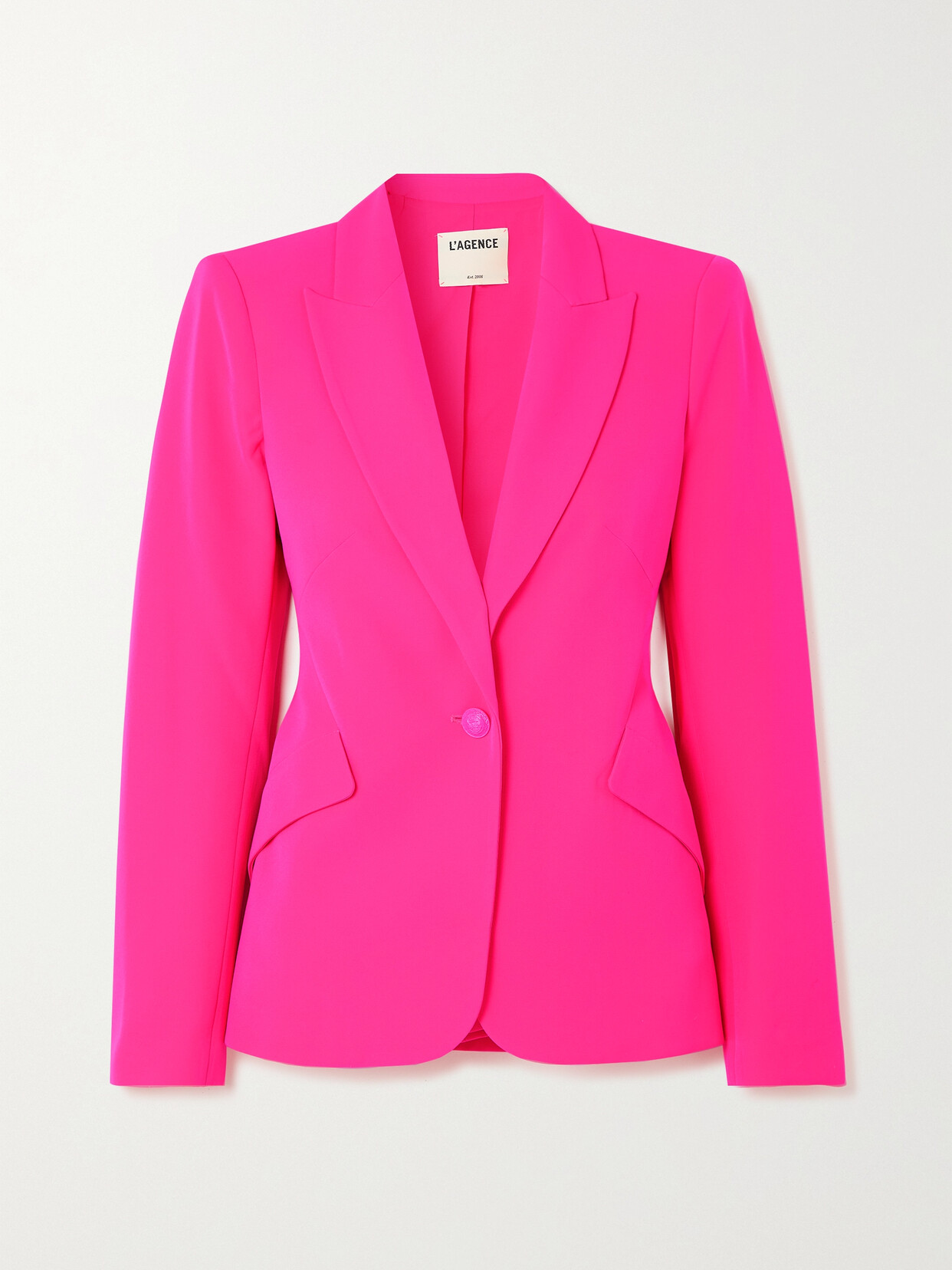 L Agence Chamberlain Single-breasted Blazer In Pink