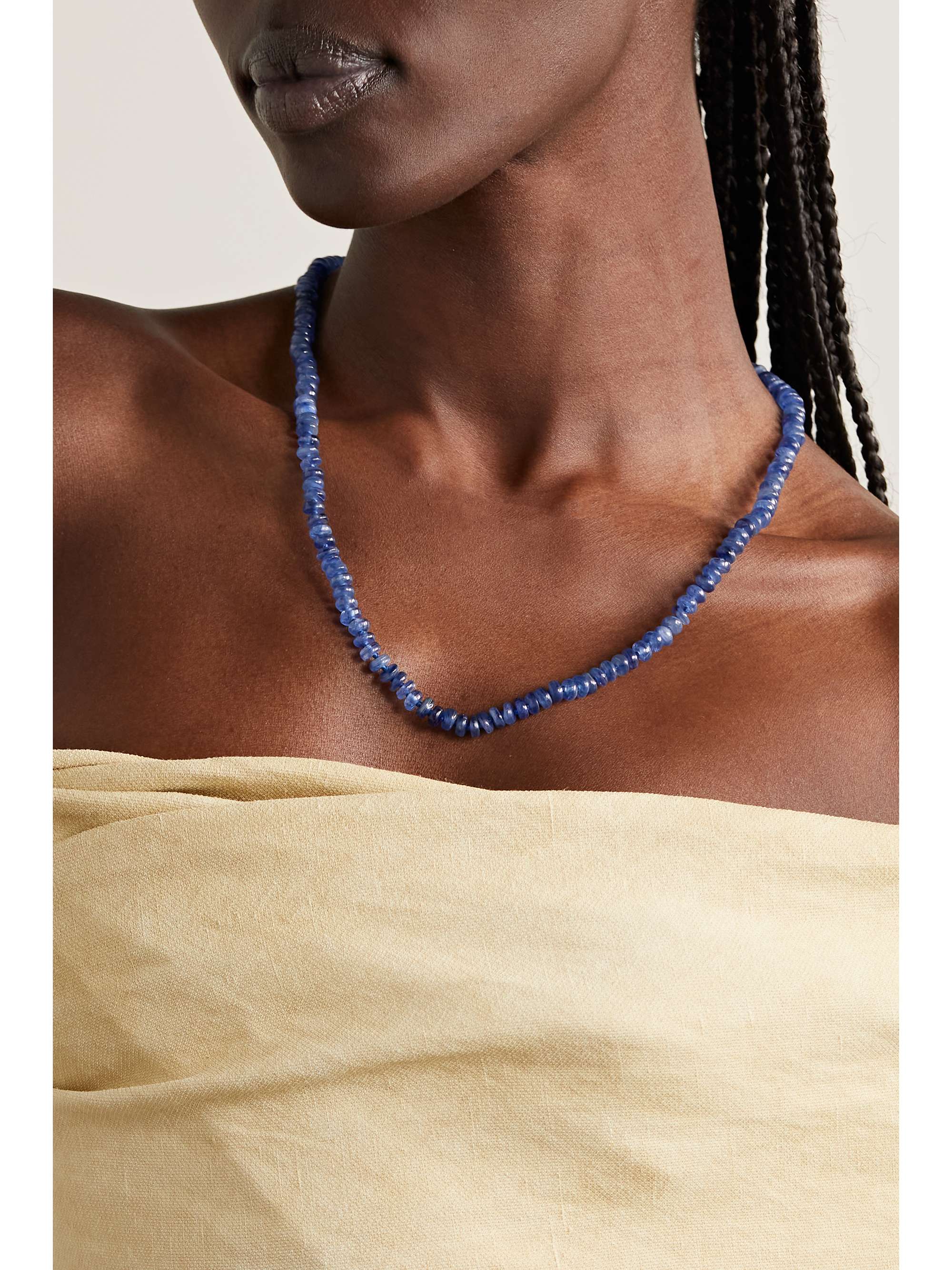SORELLINA 18-karat gold malachite diamond necklace