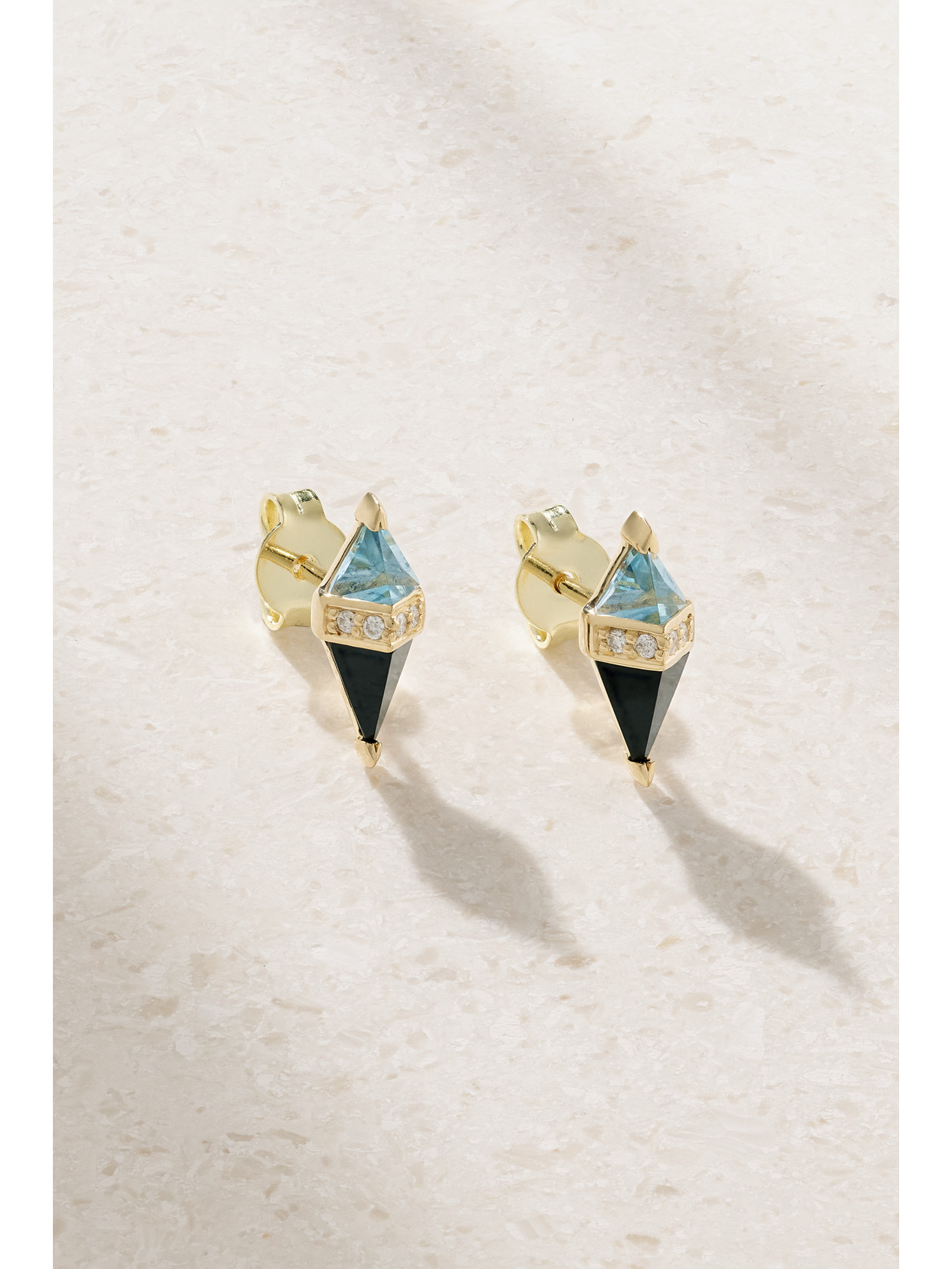 Sorellina Pietra 18-karat Gold Multi-stone Earrings