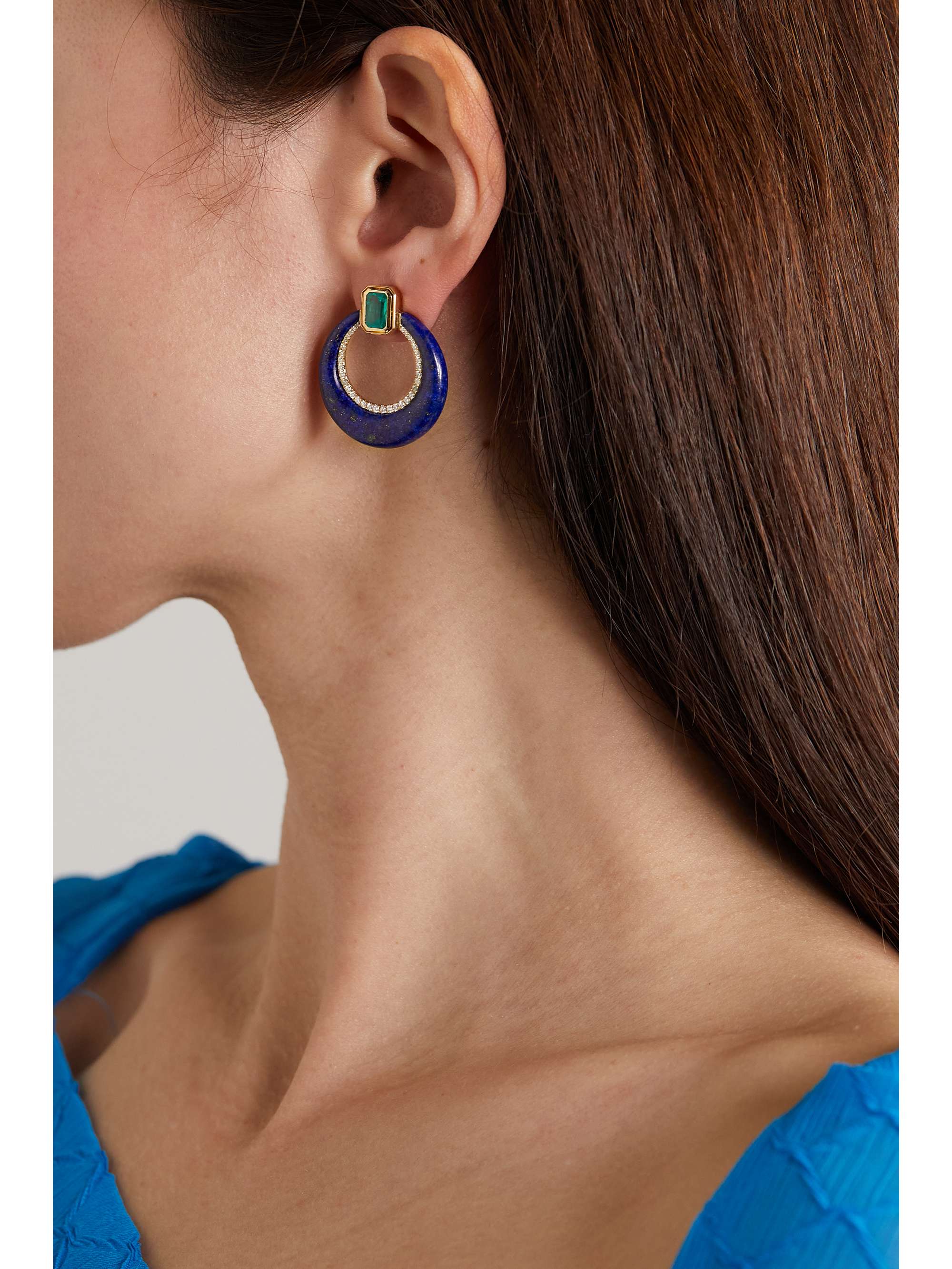 SORELLINA INVISIBLE PID - SORELLINA DOOR KNOCKER EARRINGS