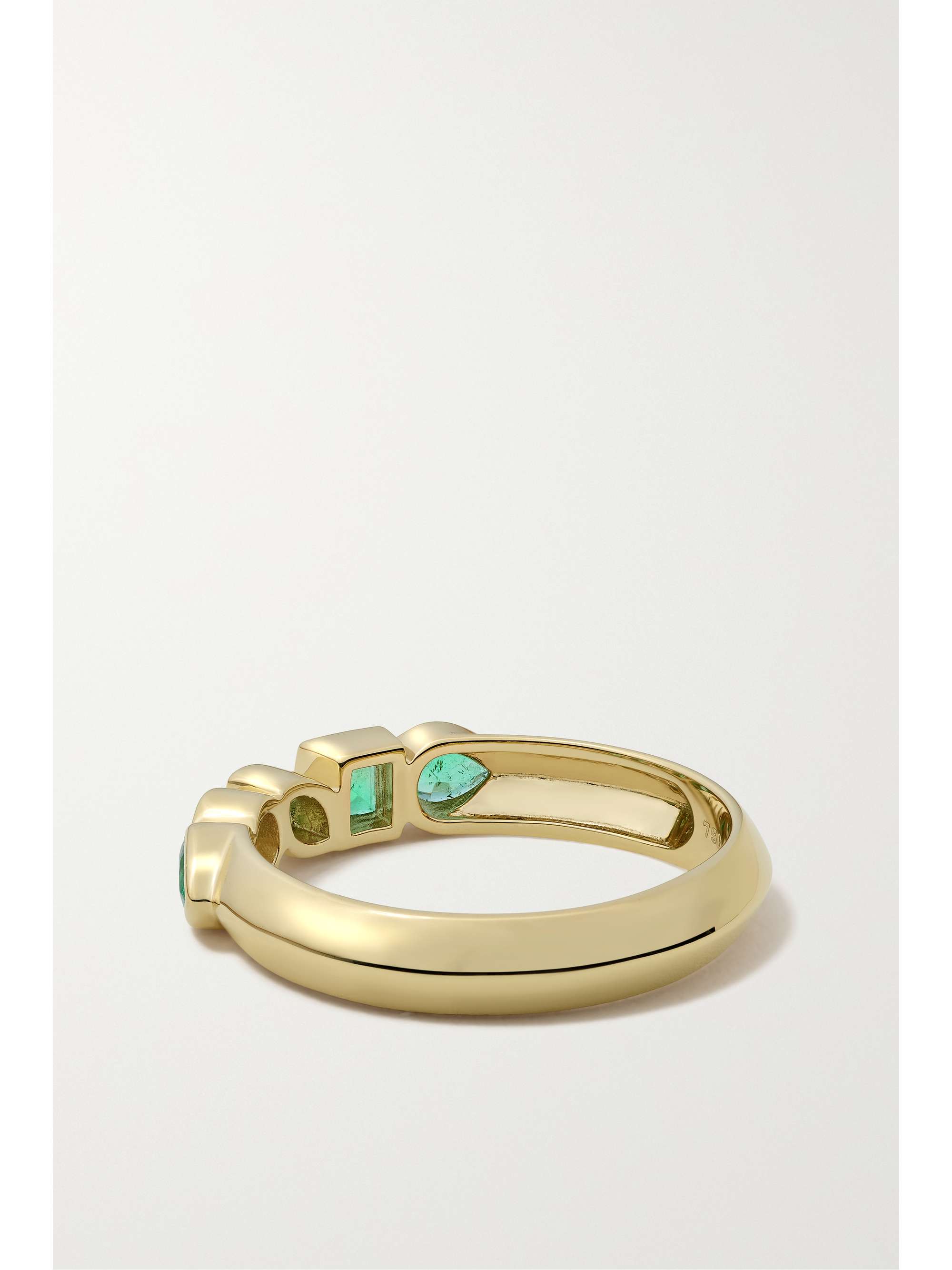 SORELLINA 18-karat gold emerald ring