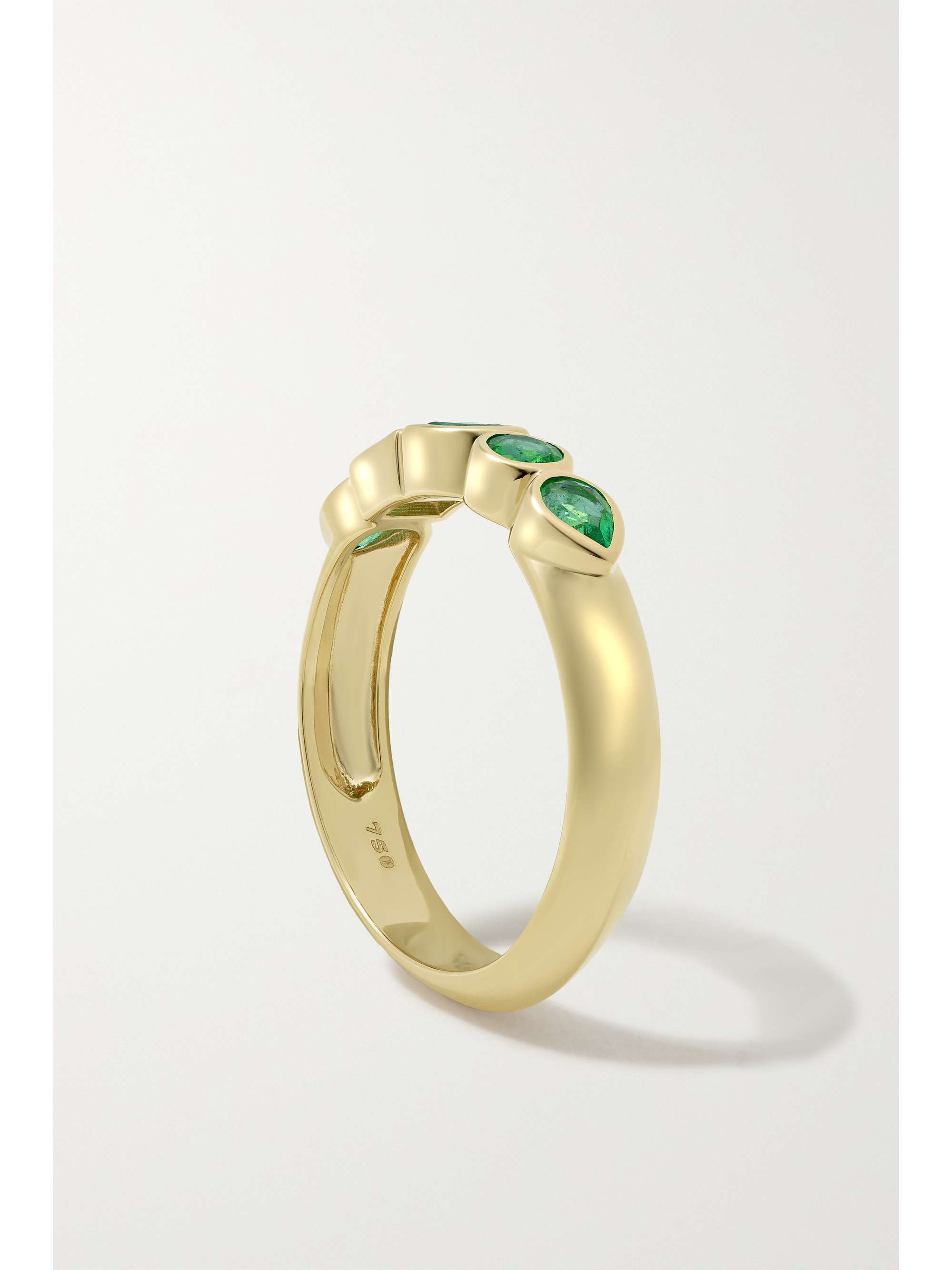 SORELLINA 18-karat gold emerald ring