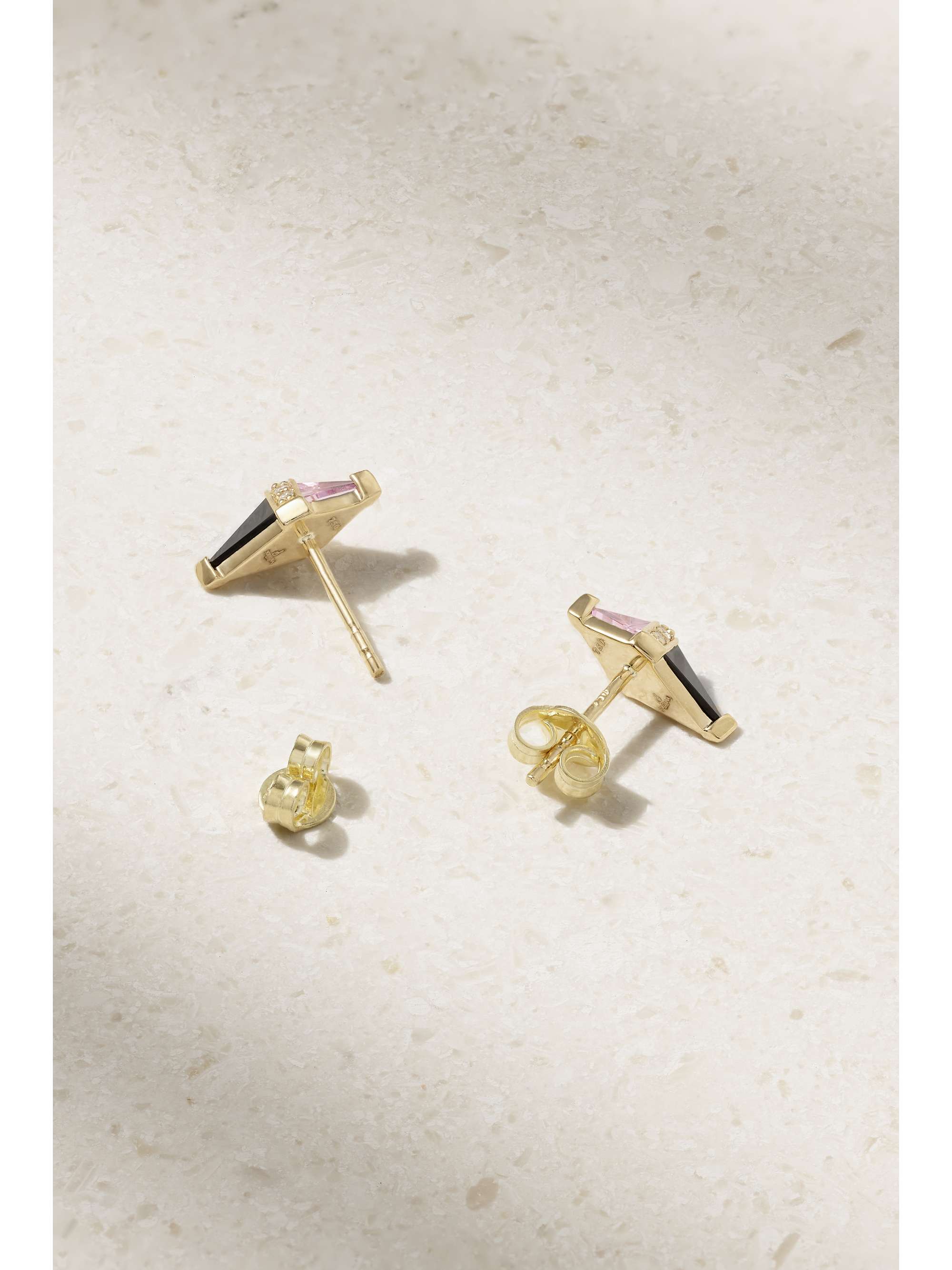 SORELLINA Pietra 18-karat gold multi-stone earrings