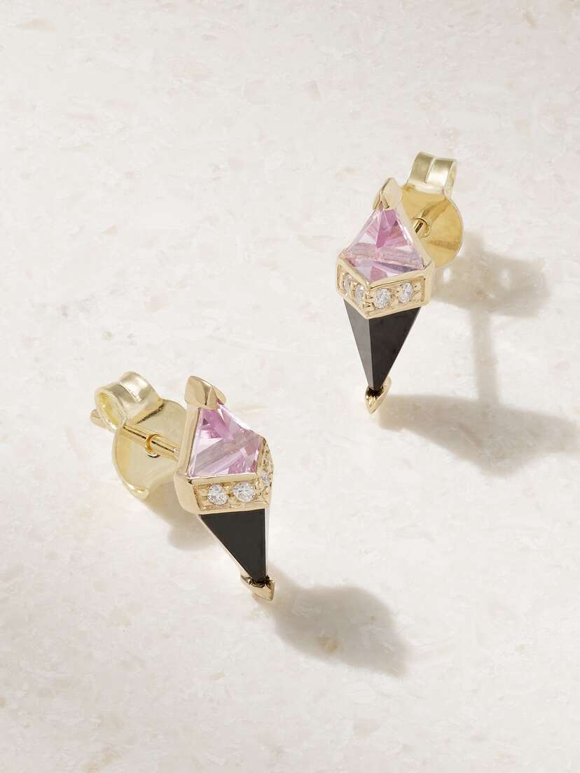 Sorellina Pietra 18-karat Gold Multi-stone Earrings