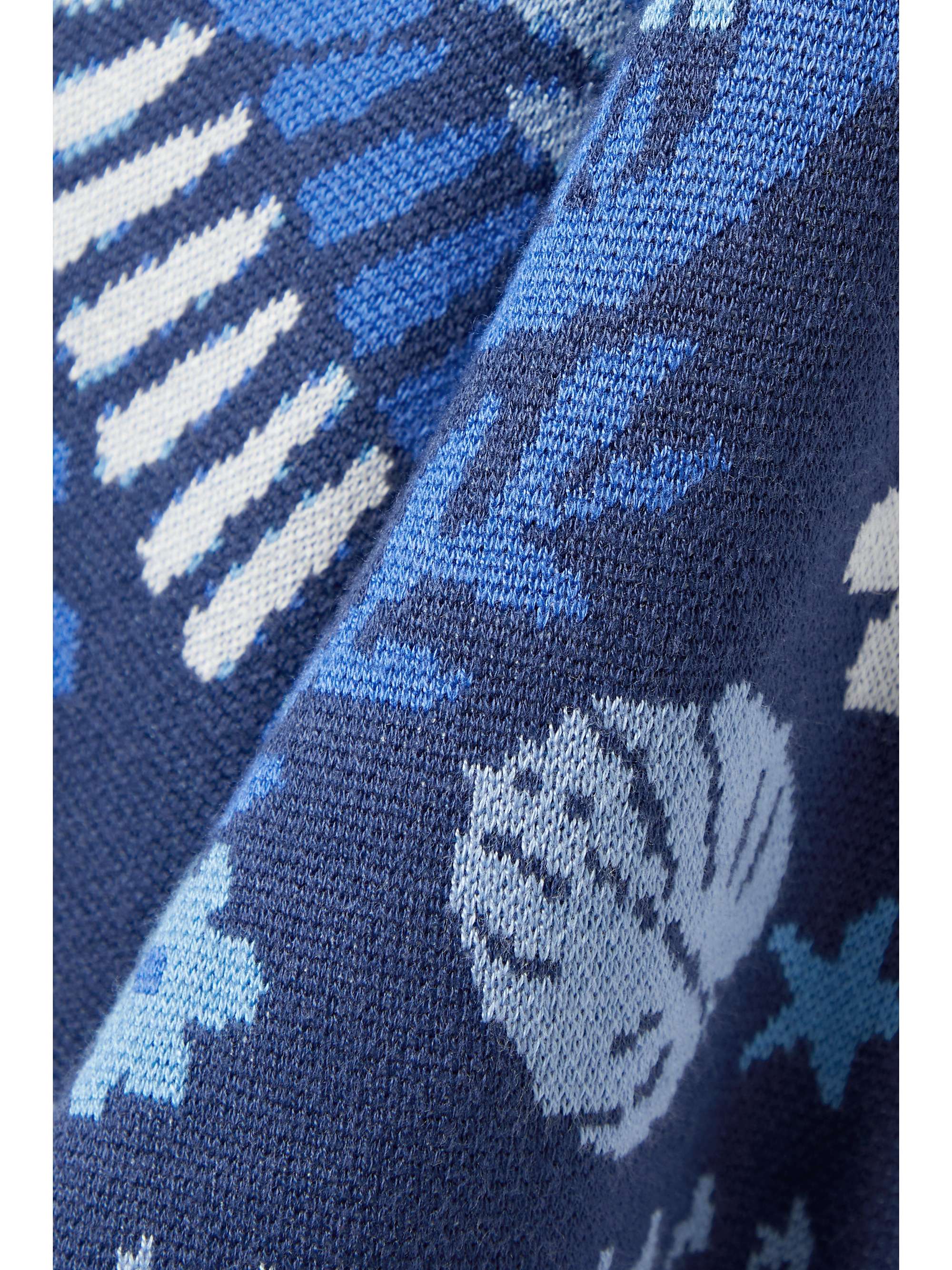 FARM RIO Intarsia-knit shirt