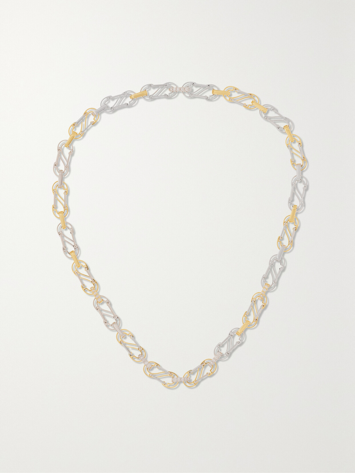 EÉRA – Soul Romy 18-karat White And Yellow Gold Diamond Necklace – One size