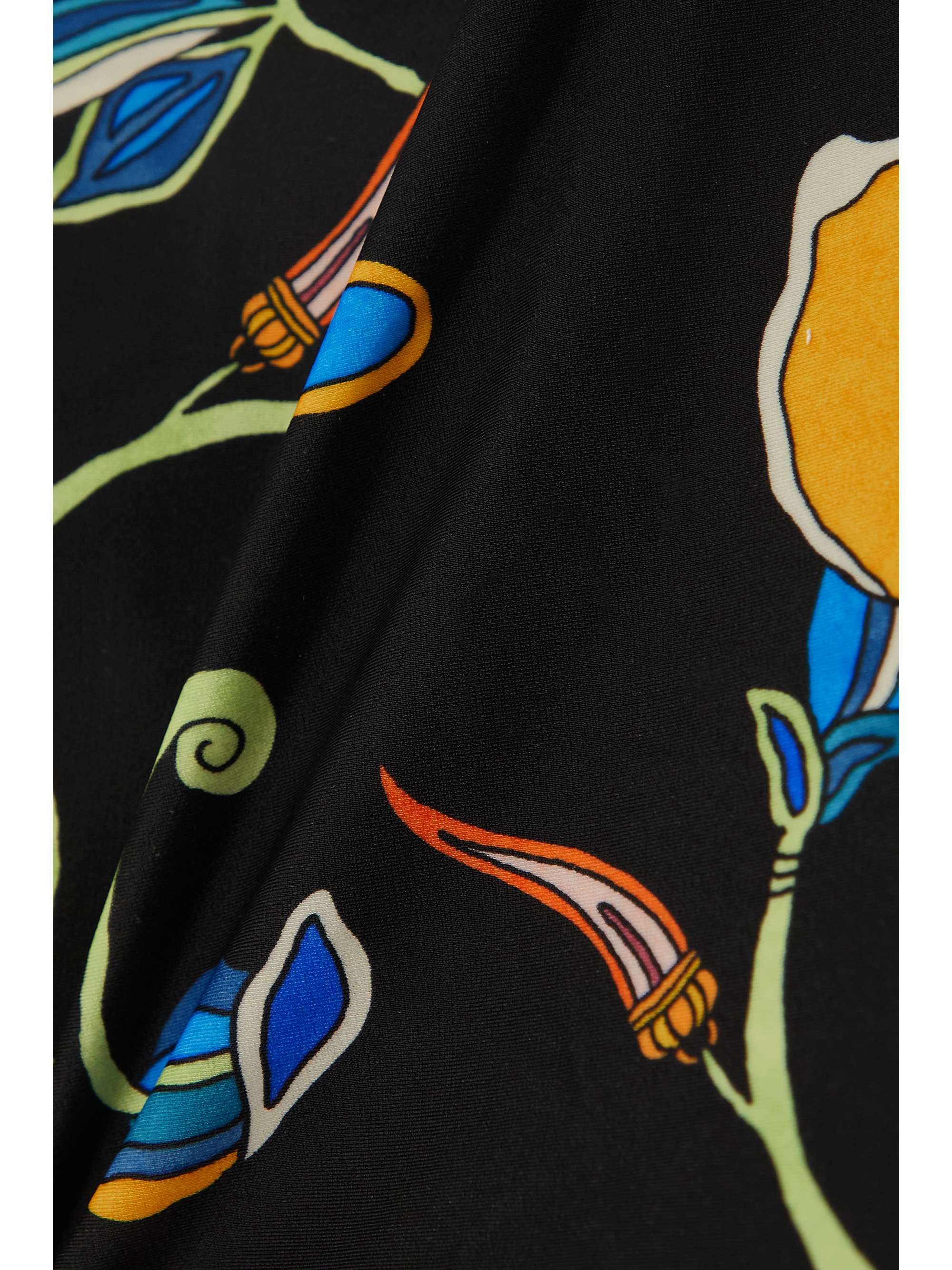 LA DOUBLEJ Barbarella tie-detailed reversible printed swimsuit