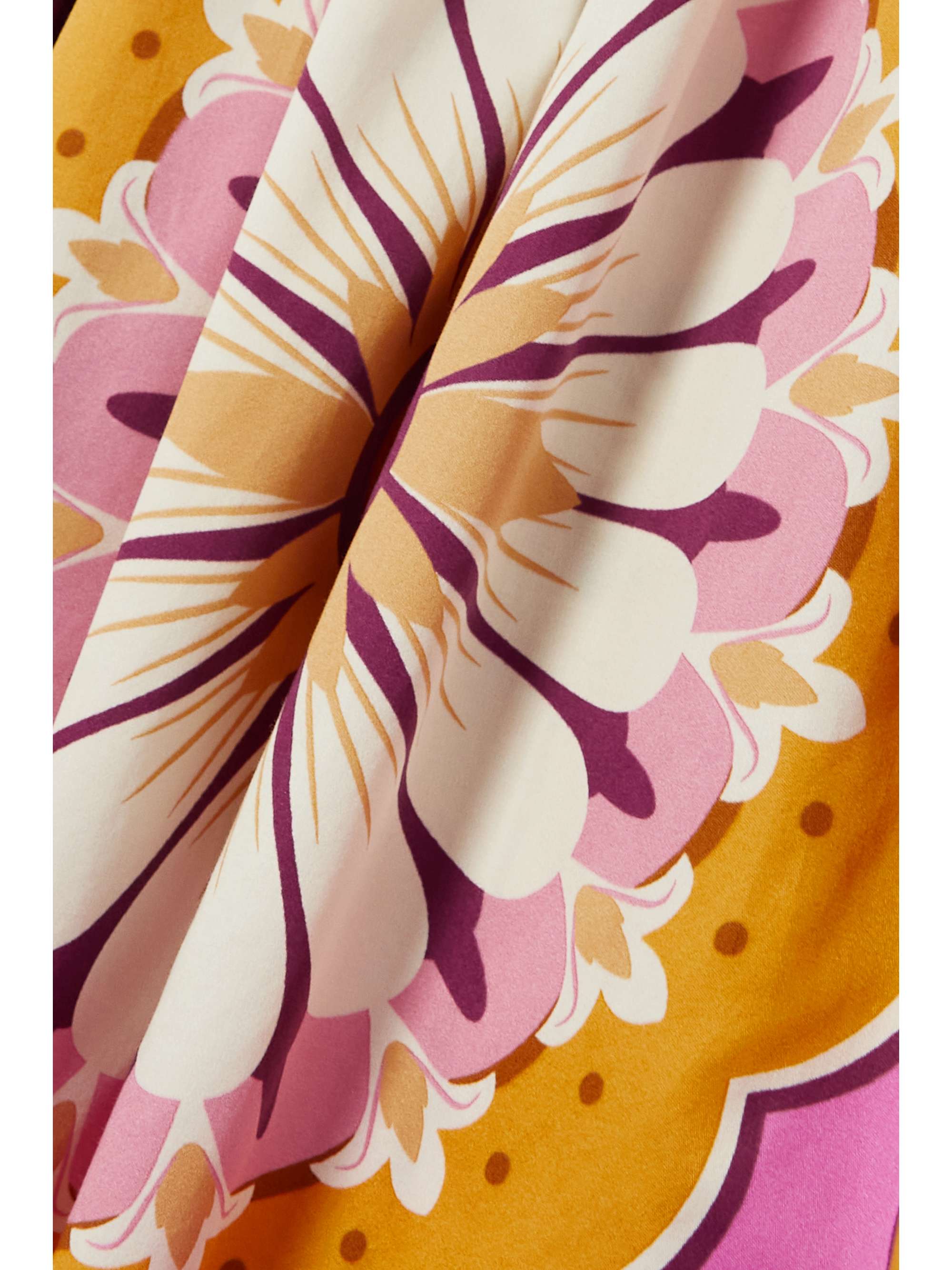 LA DOUBLEJ Margherita floral-print cotton-poplin mini dress
