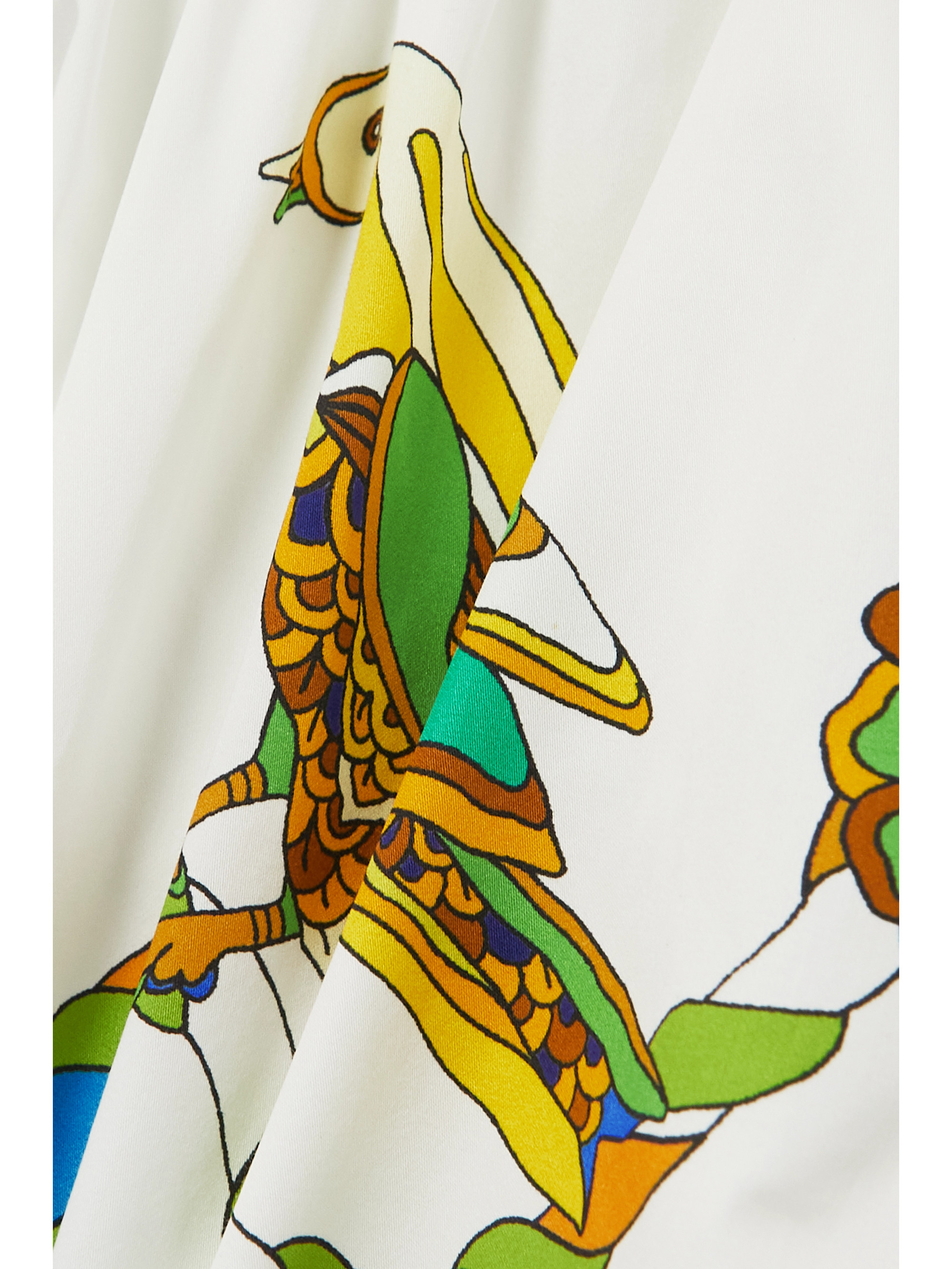 La DoubleJ Margherita printed cotton-poplin mini dress thumbnail