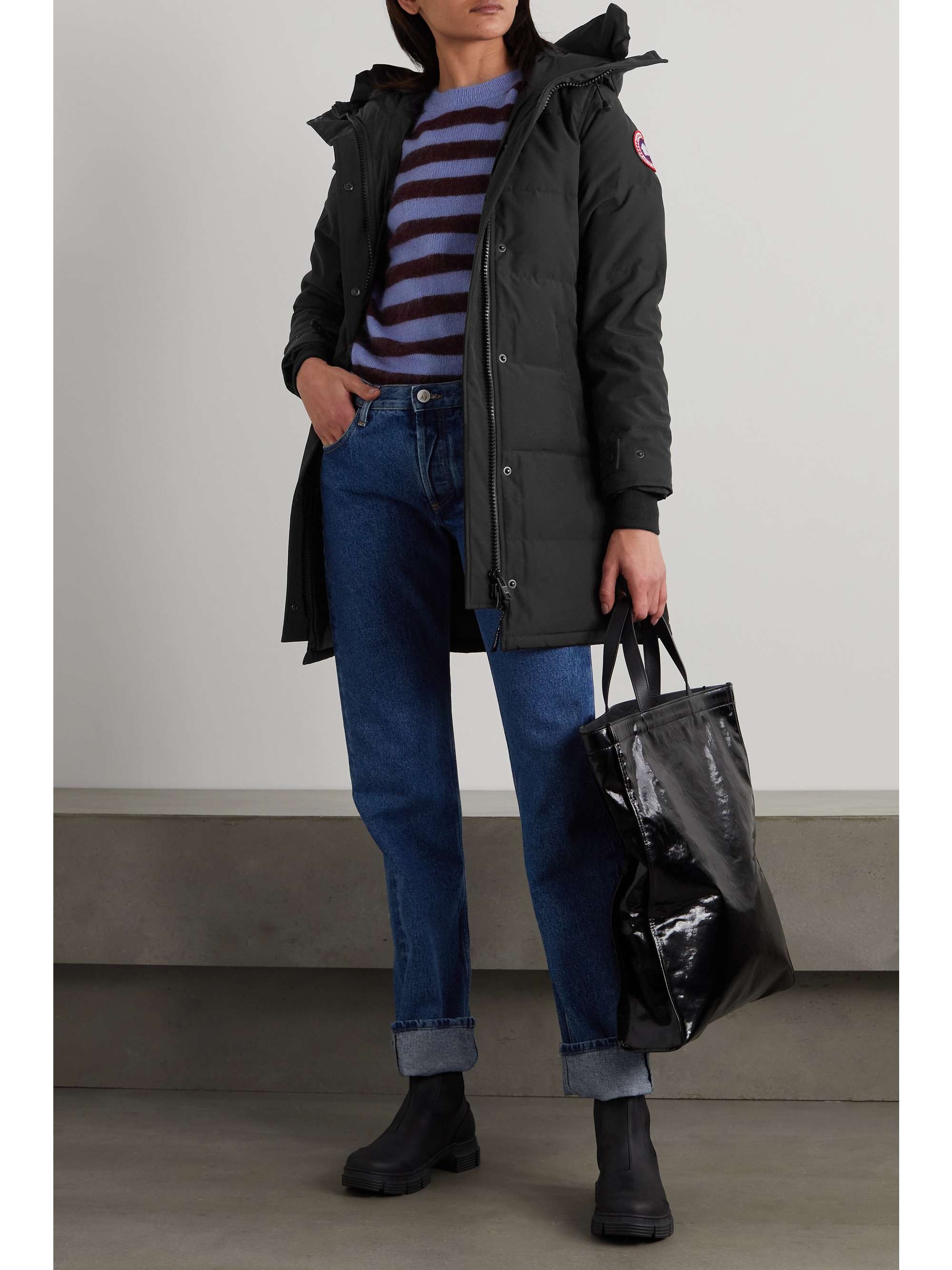 CANADA GOOSE Shelburne quilted shell hooded down coat