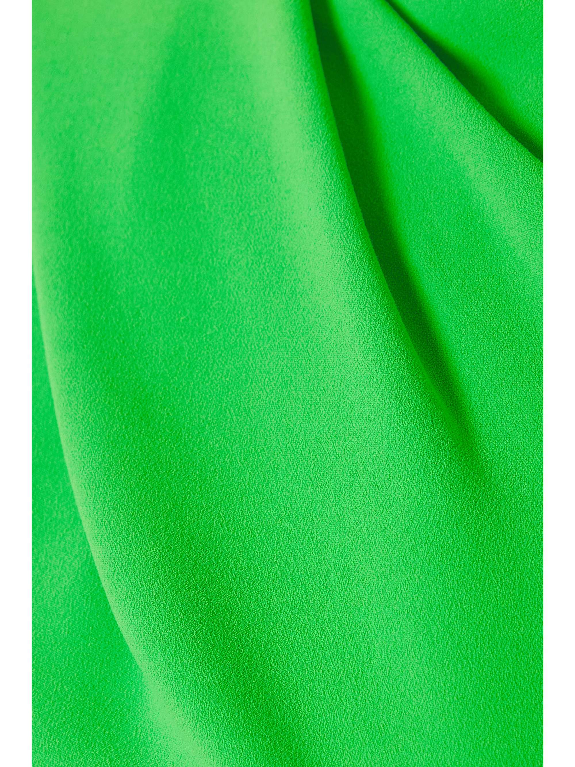 SOLACE LONDON Lydia one-sleeve cape-effect crepe maxi dress