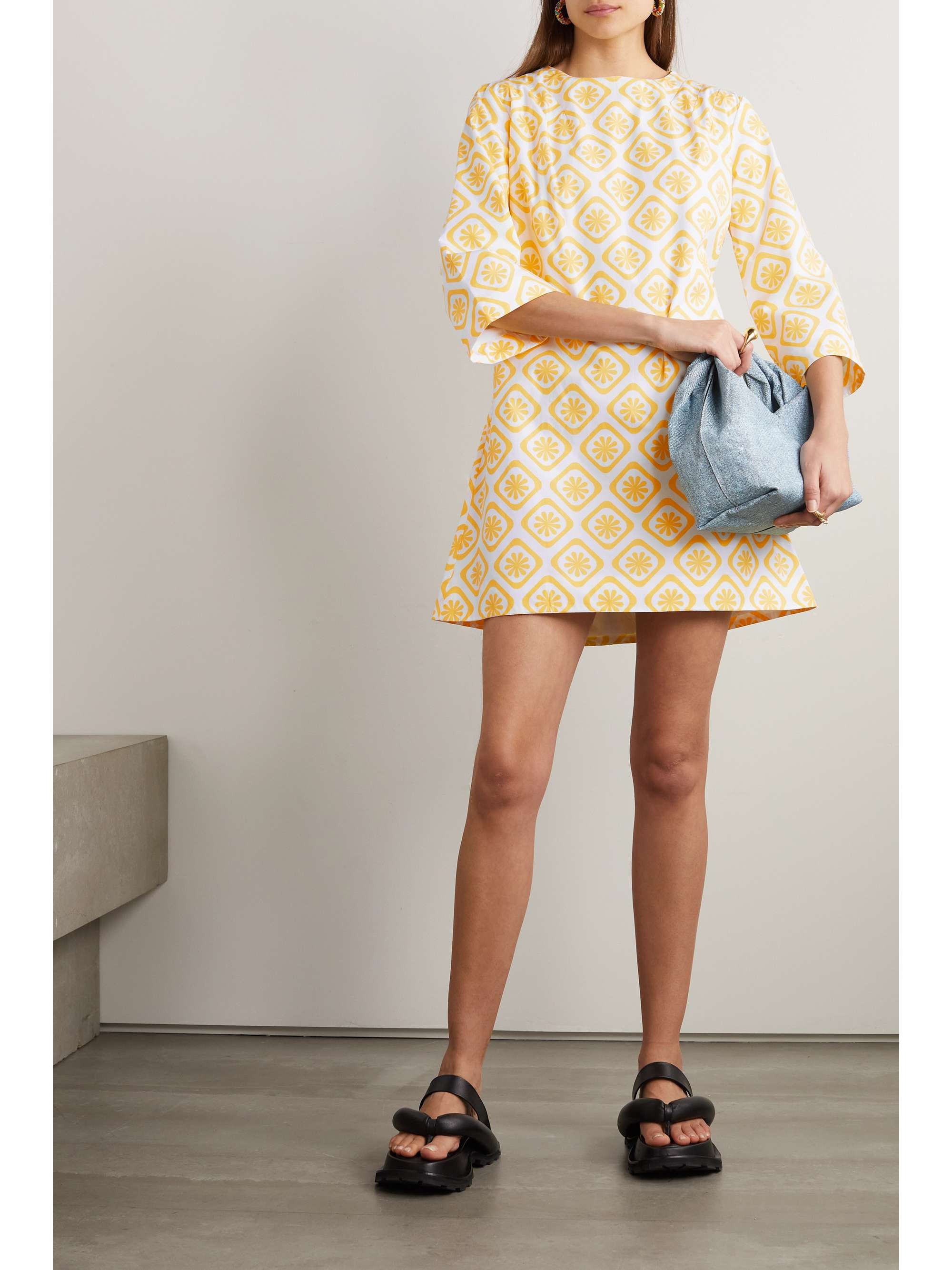 SINDISO KHUMALO Thobi printed silk mini dress