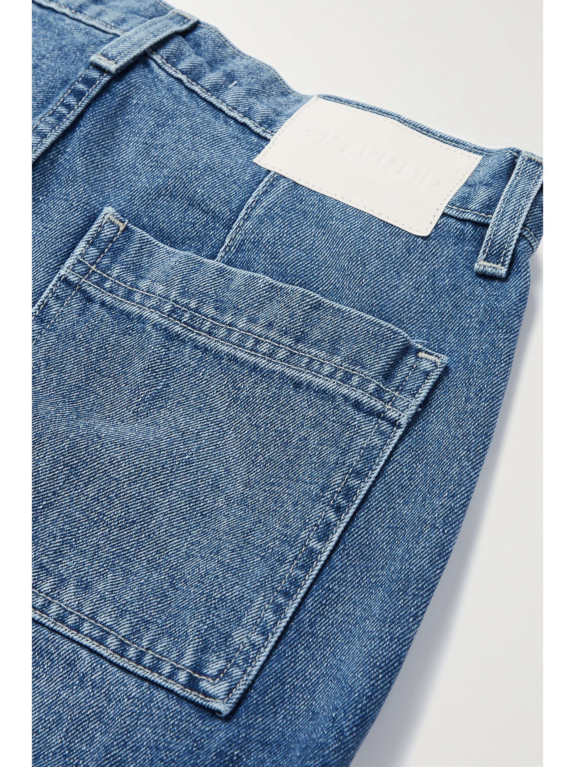 GRLFRND Harper high-rise straight-leg jeans