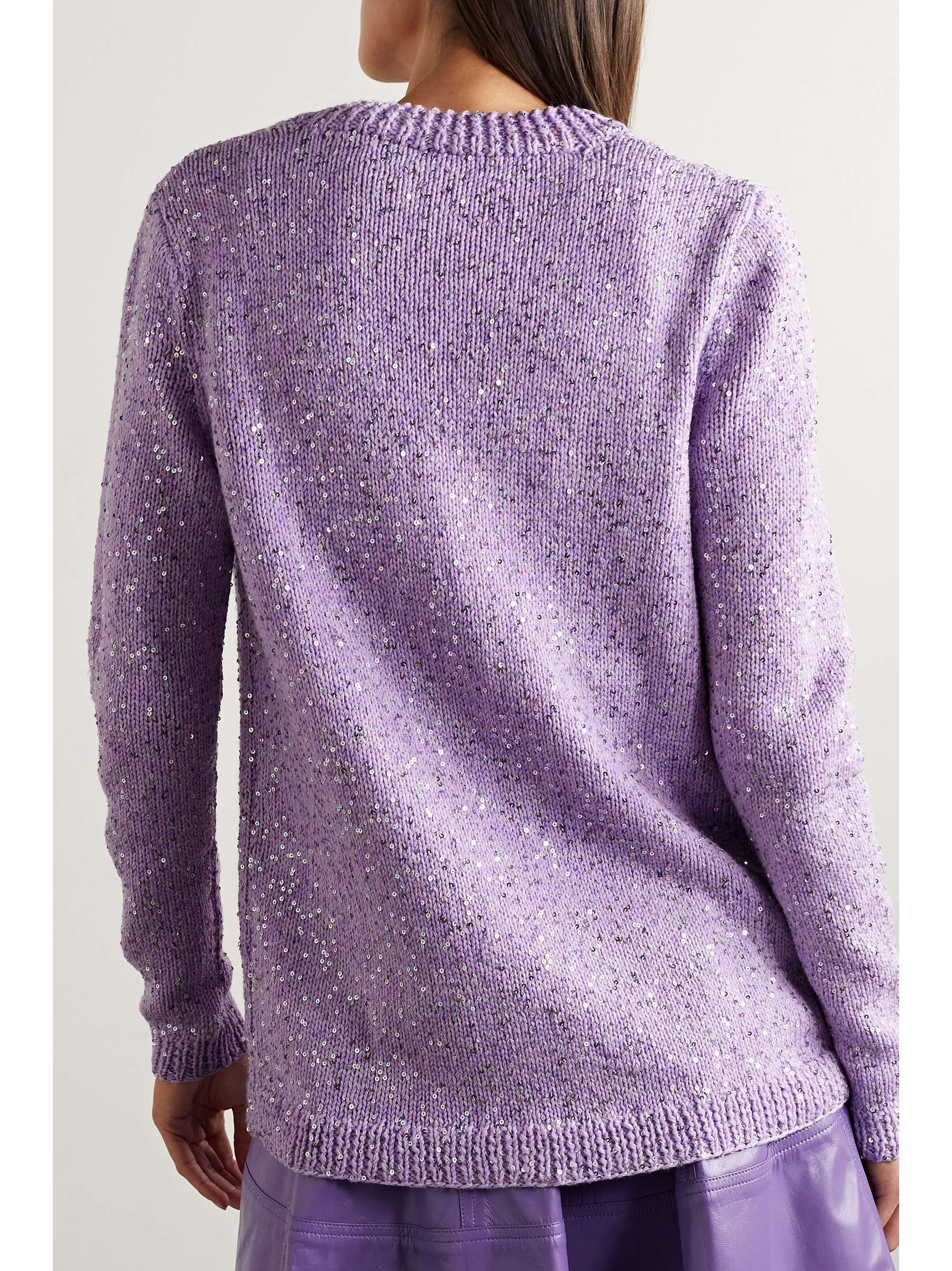 BRANDON MAXWELL Sawyer sequinembellished wool cardigan NETAPORTER